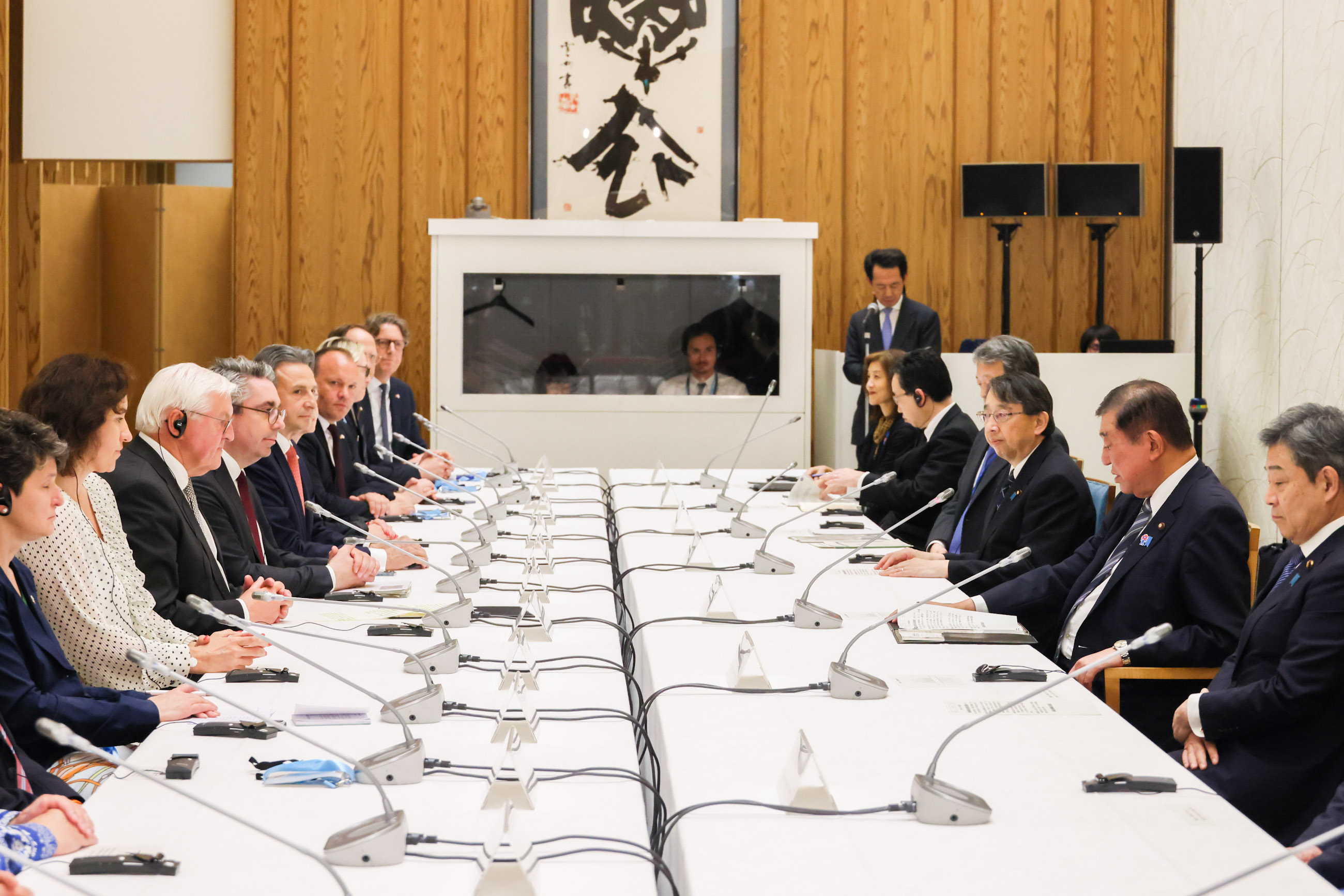 Prime Minister Ishiba receiving a courtesy call (3)