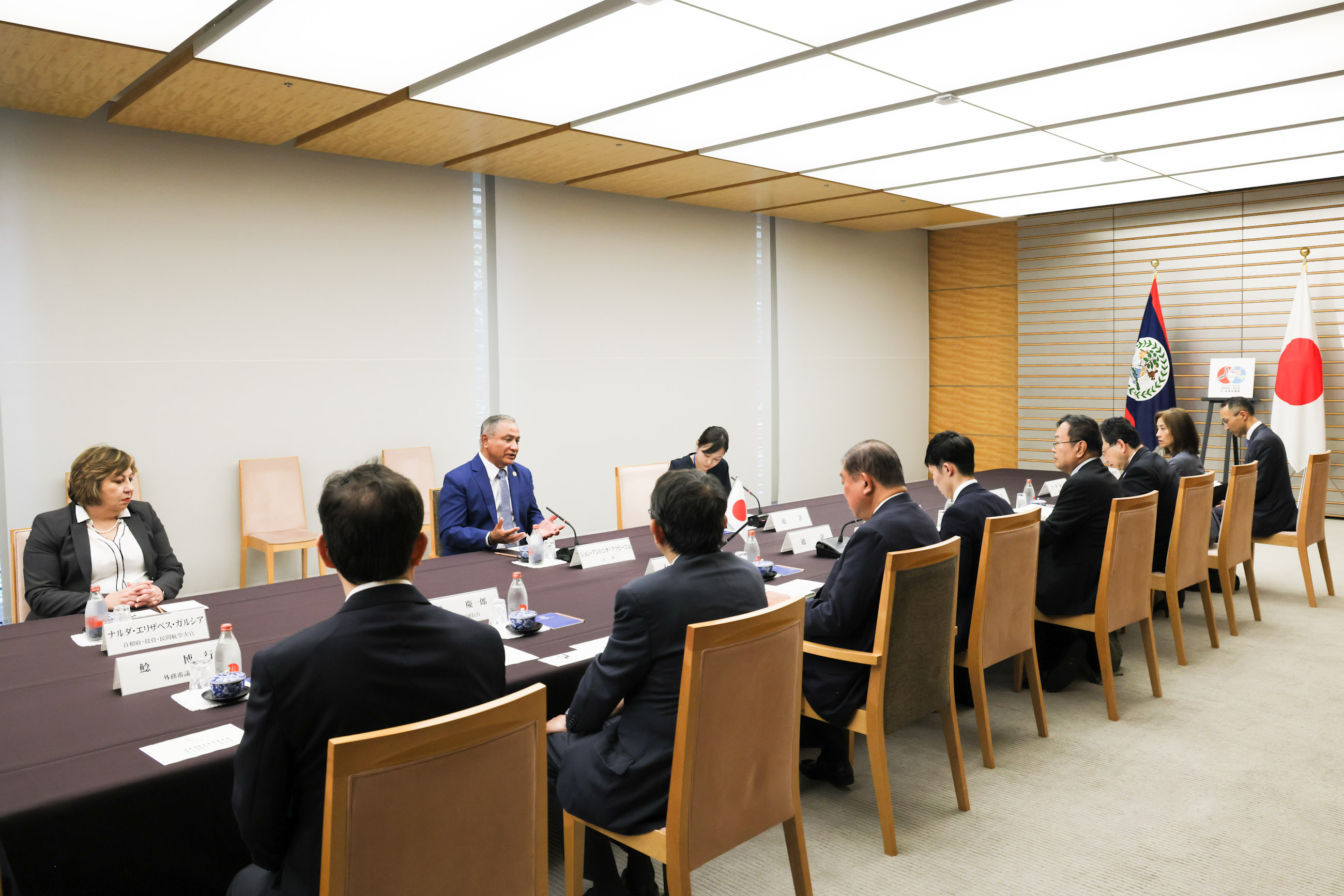 Japan-Belize Summit Meeting (6)