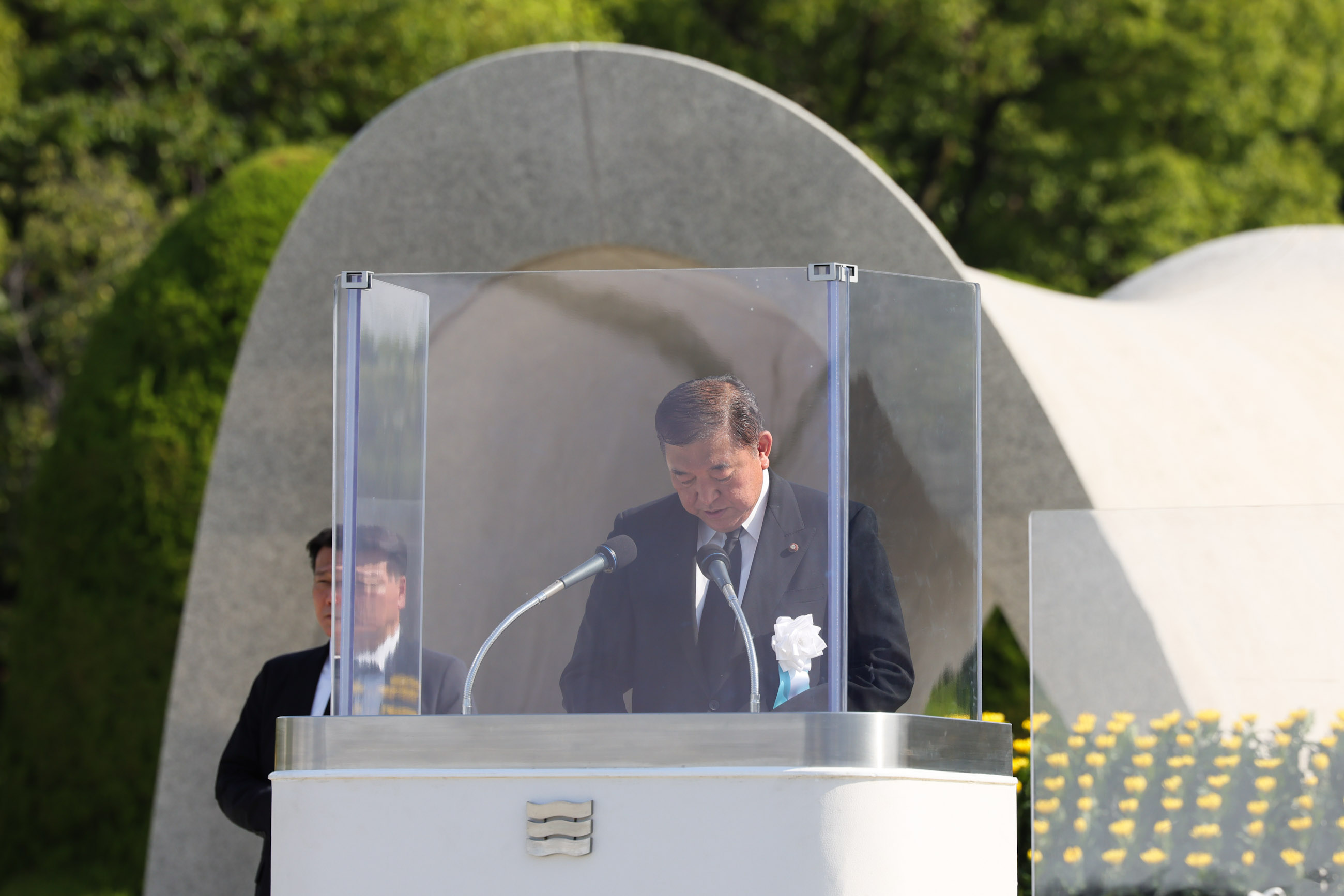 Prime Minister Ishiba delivering an address (3)