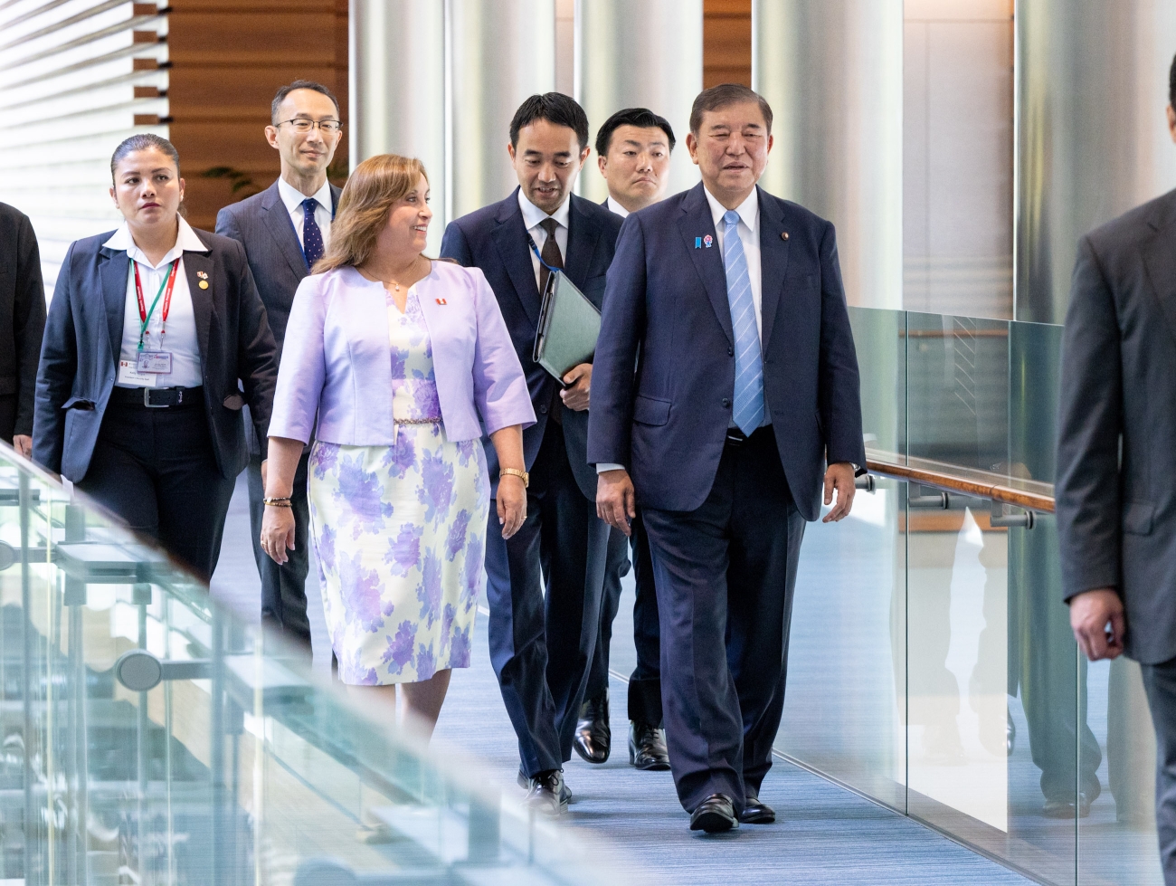 The two leaders ahead of the summit meeting 