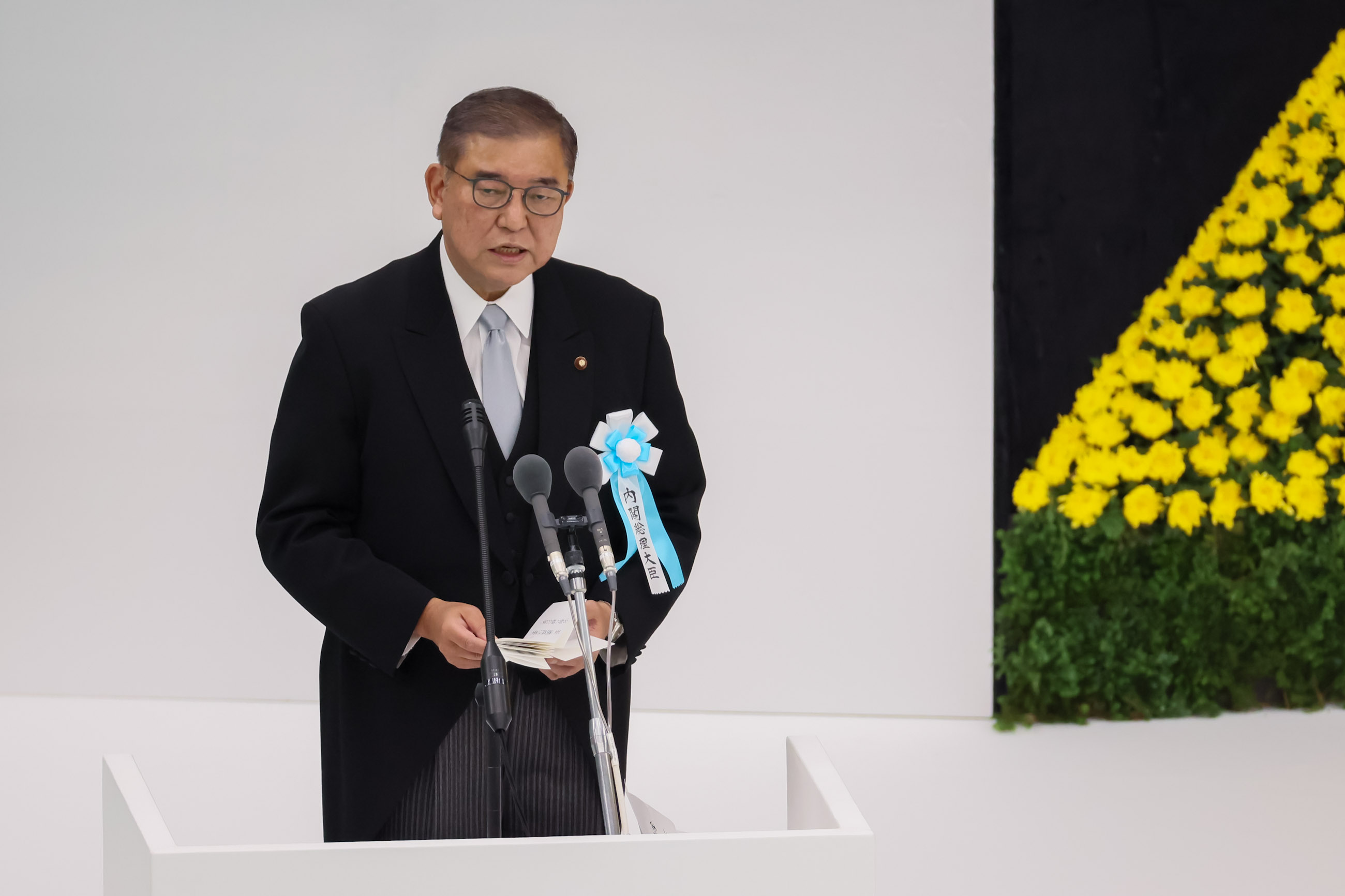 Prime Minister Ishiba delivering an address (4)