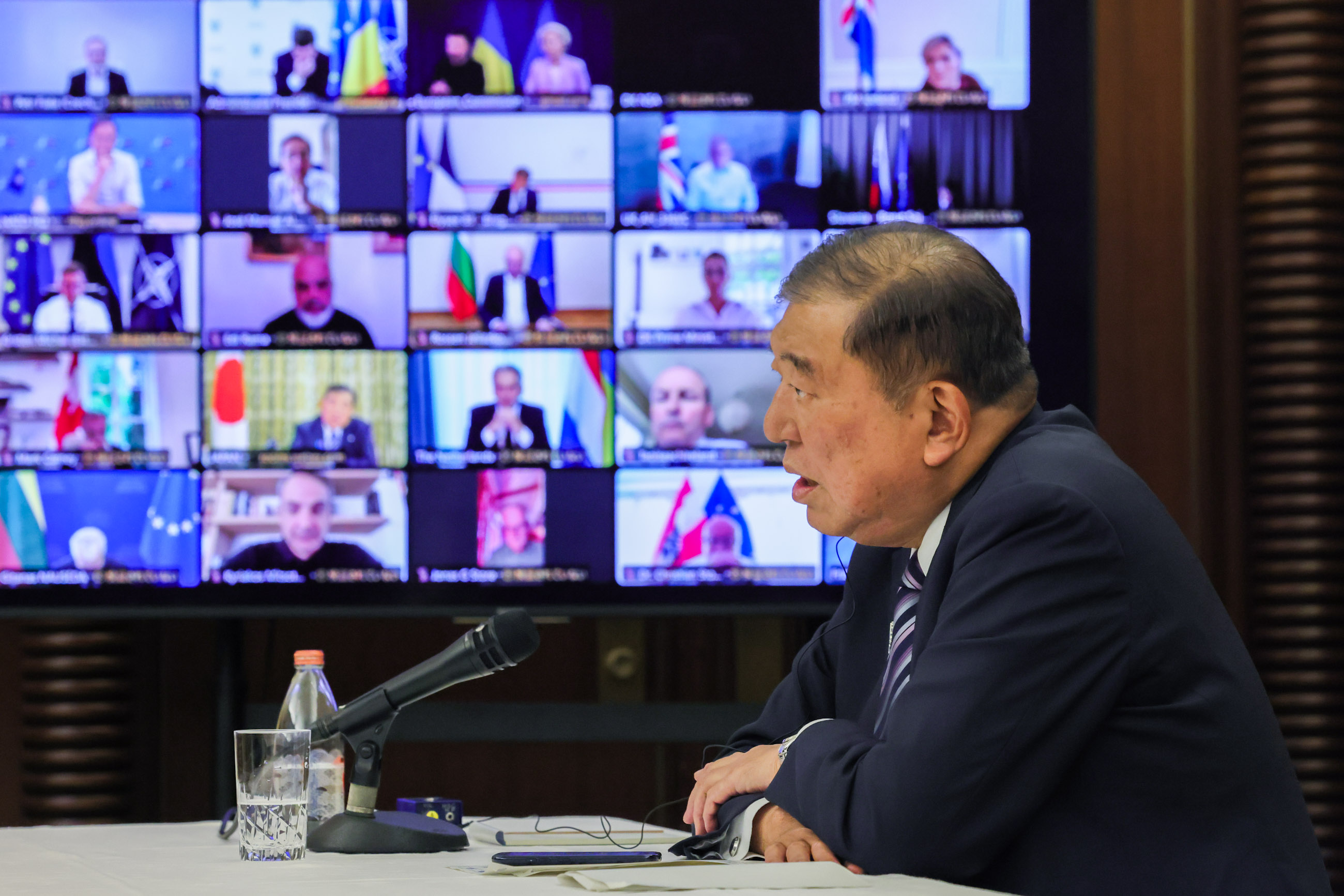 Prime Minister Ishiba attending the meeting (3)