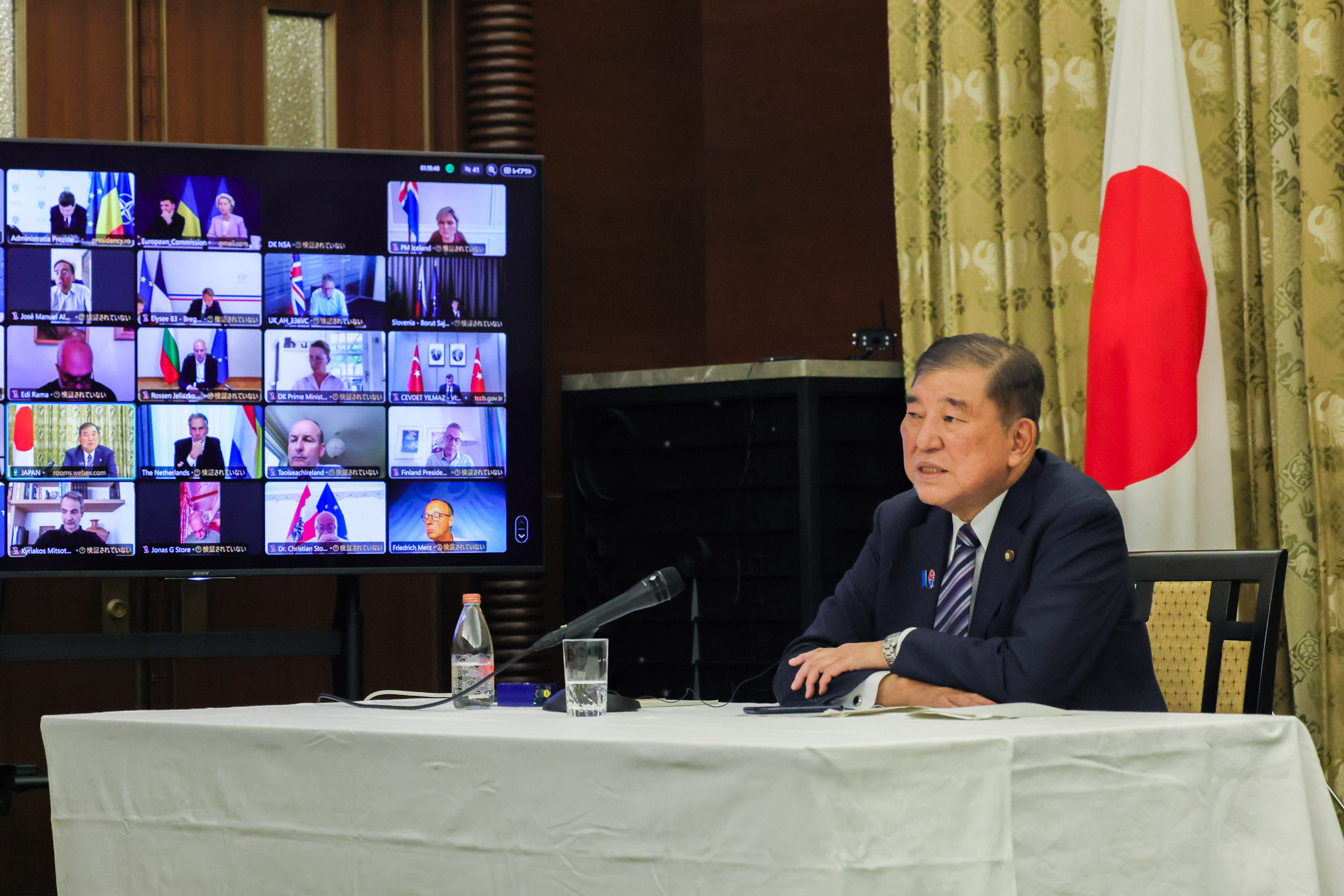 Prime Minister Ishiba attending the meeting (4)