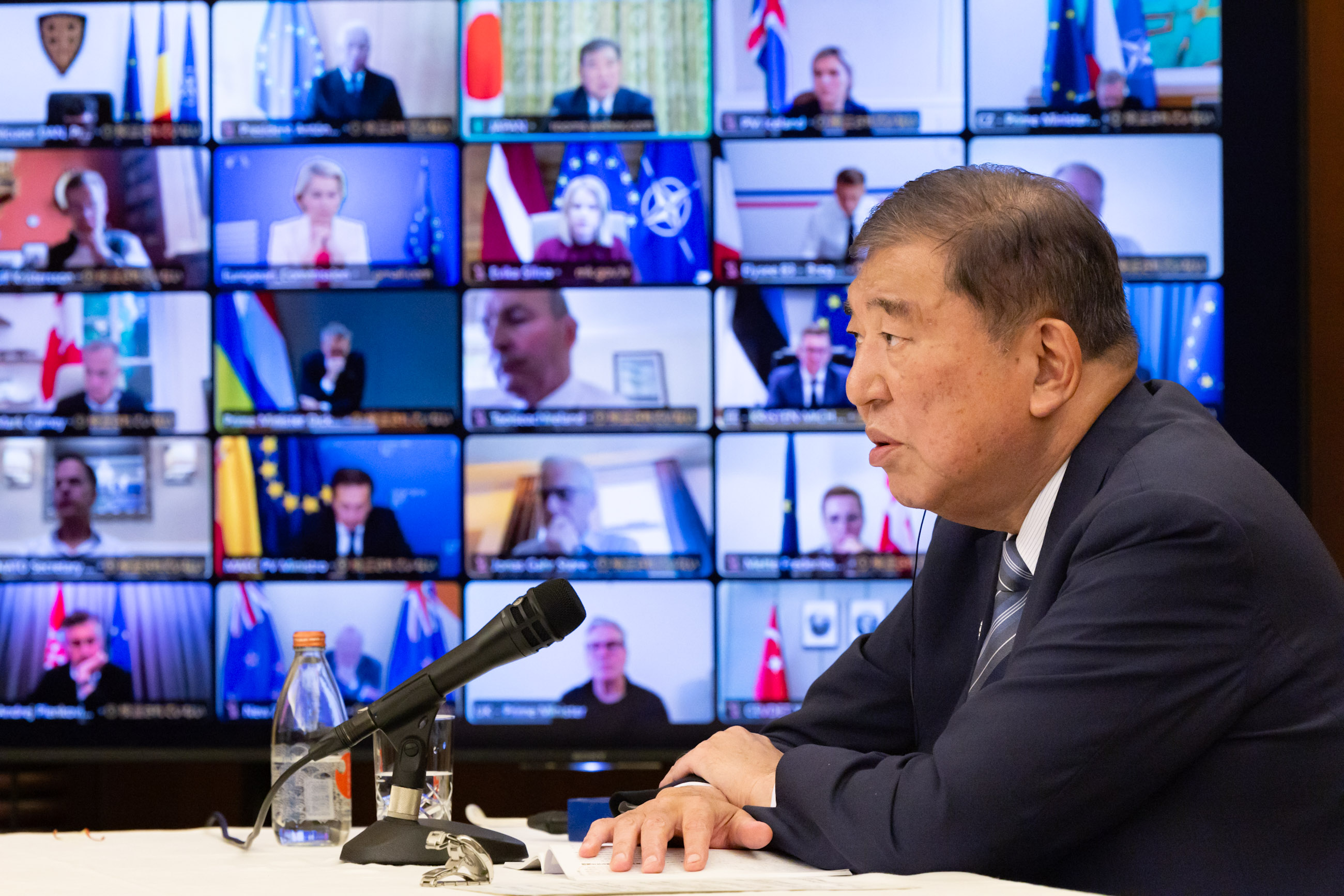 Prime Minister Ishiba attending the meeting (3)