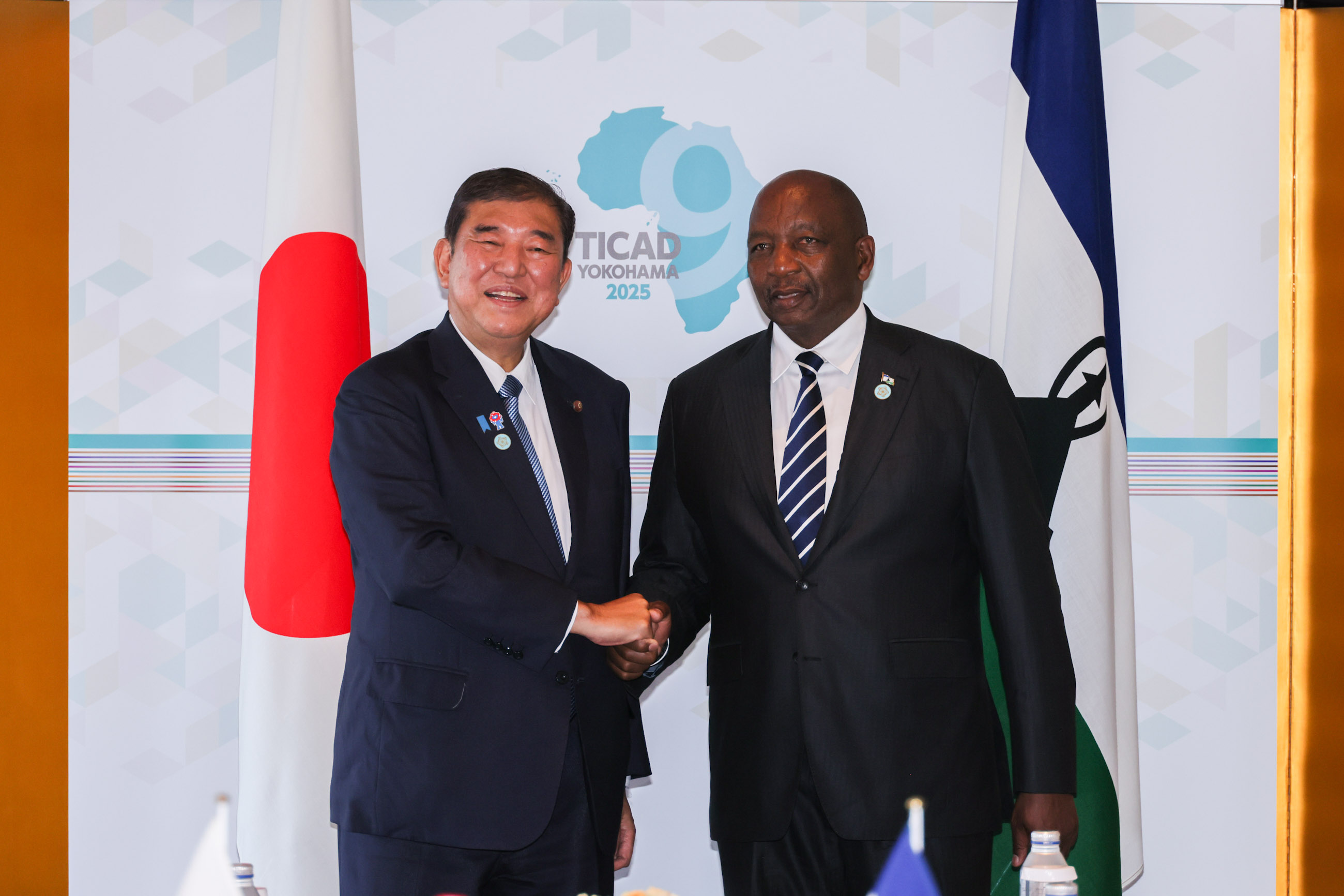 Japan-Lesotho Summit Meeting (1)