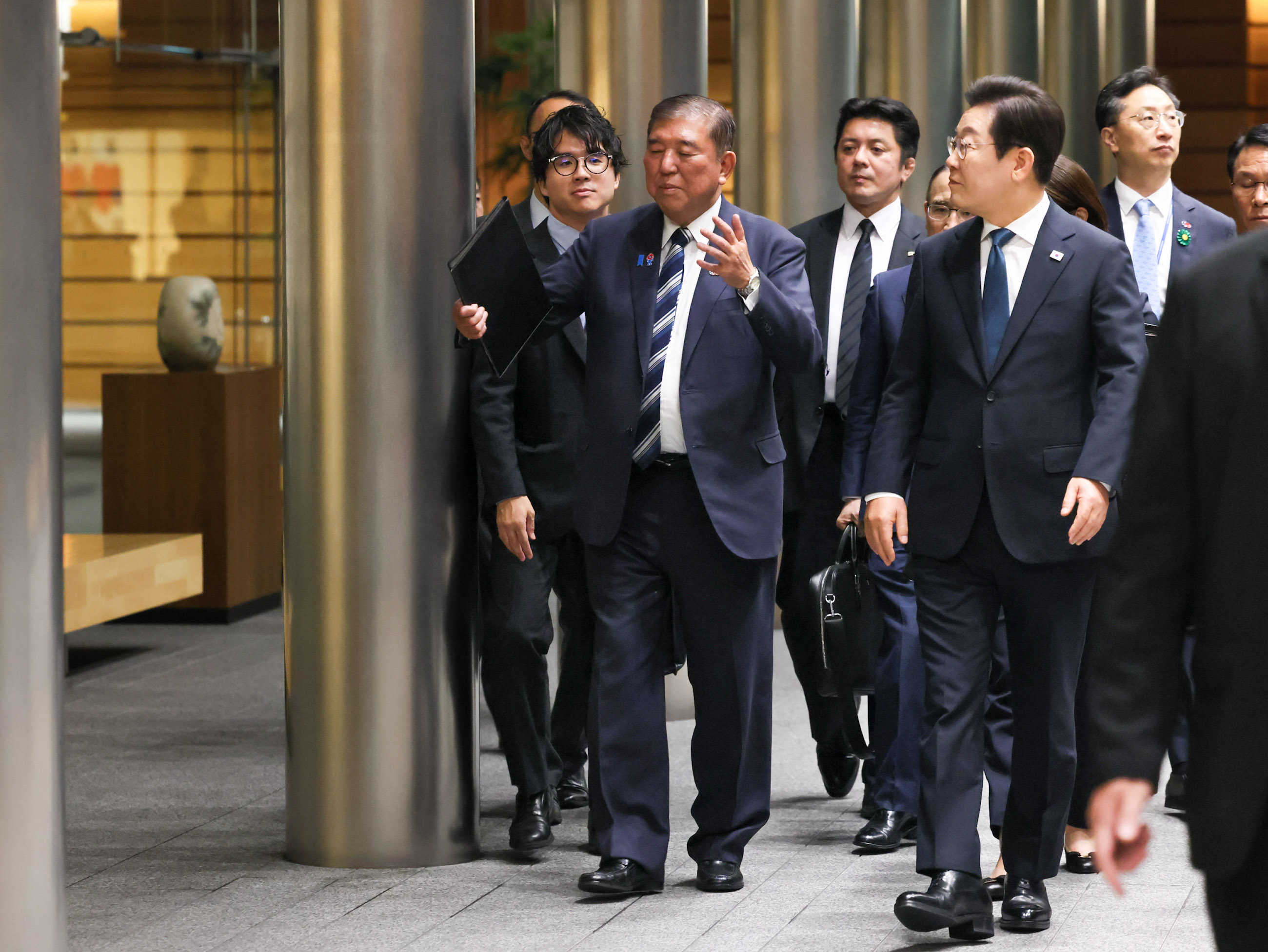 Prime Minister Ishiba ahead of the joint press occasion (1)