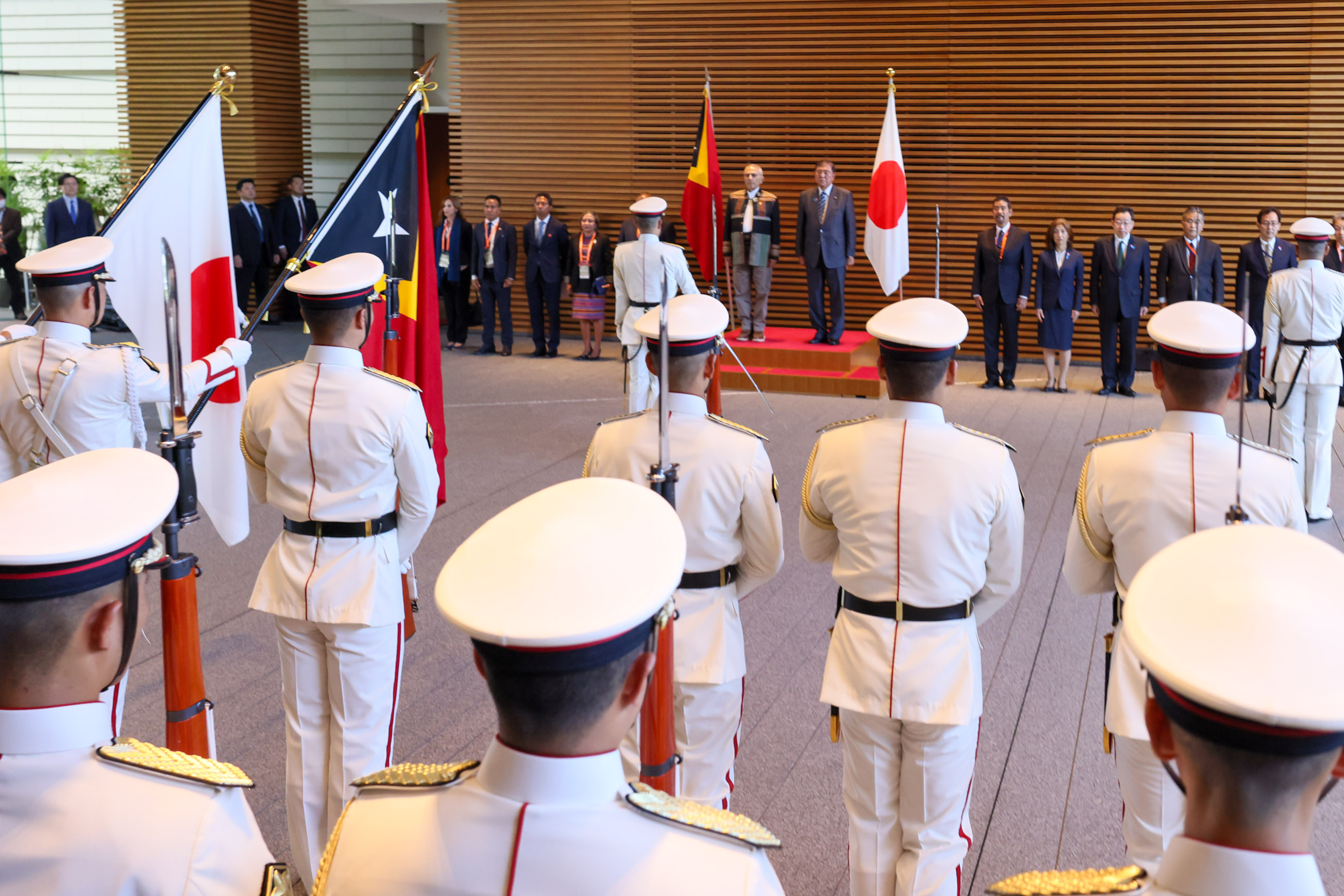 Salute and guard of honor ceremony (2)