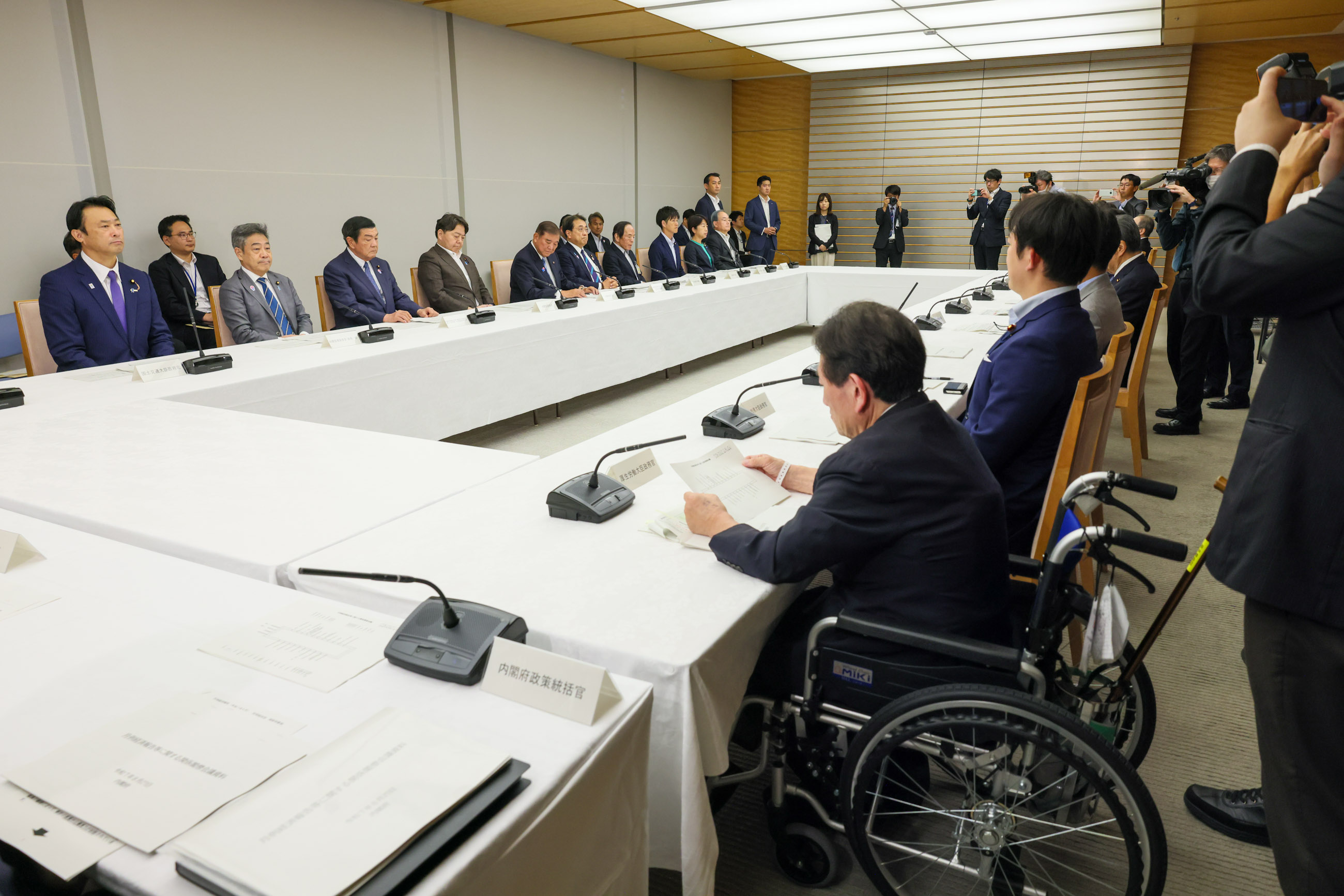 Prime Minister Ishiba attending the meeting (3)