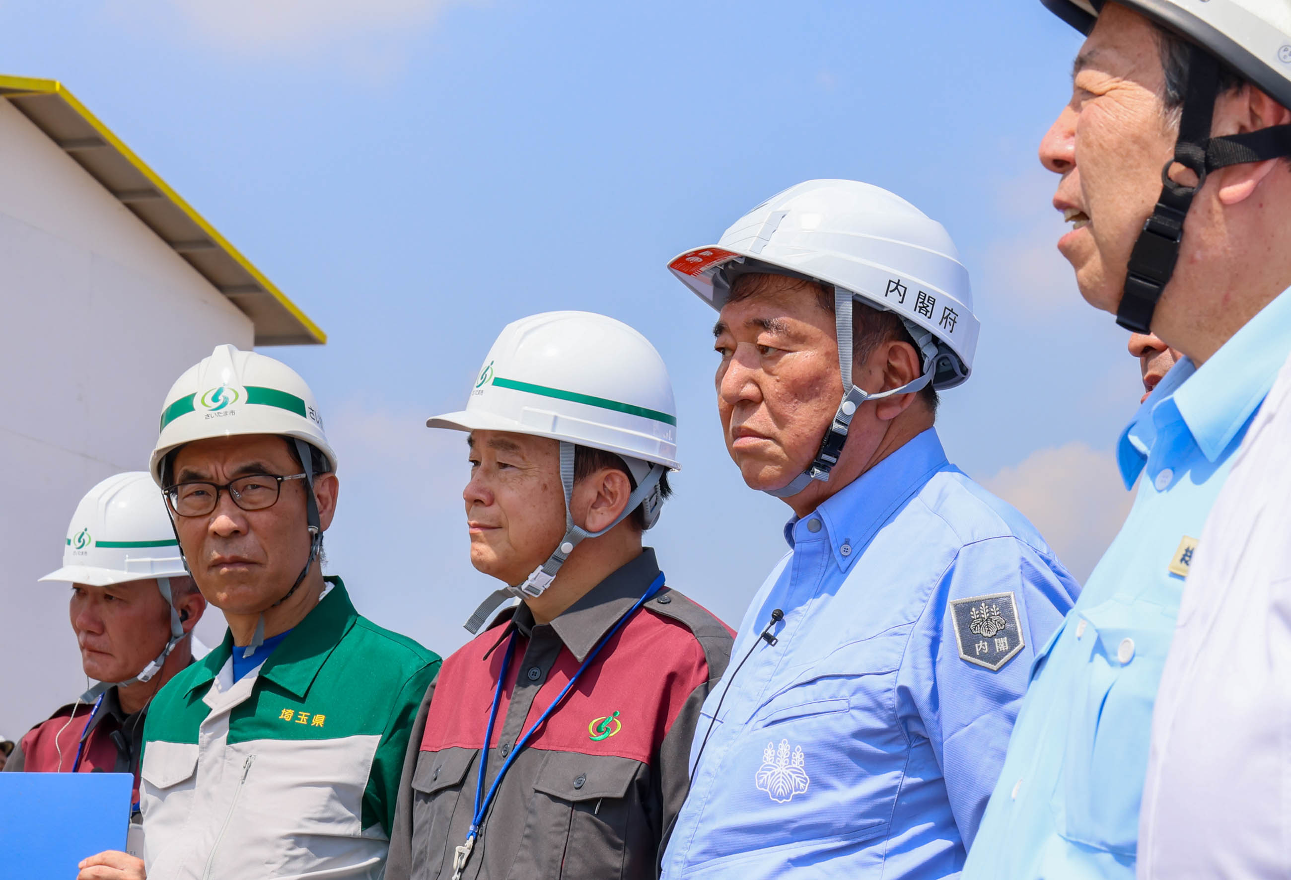 Prime Minister Ishiba observing the rescue drills for buildings buried in landslides (3)