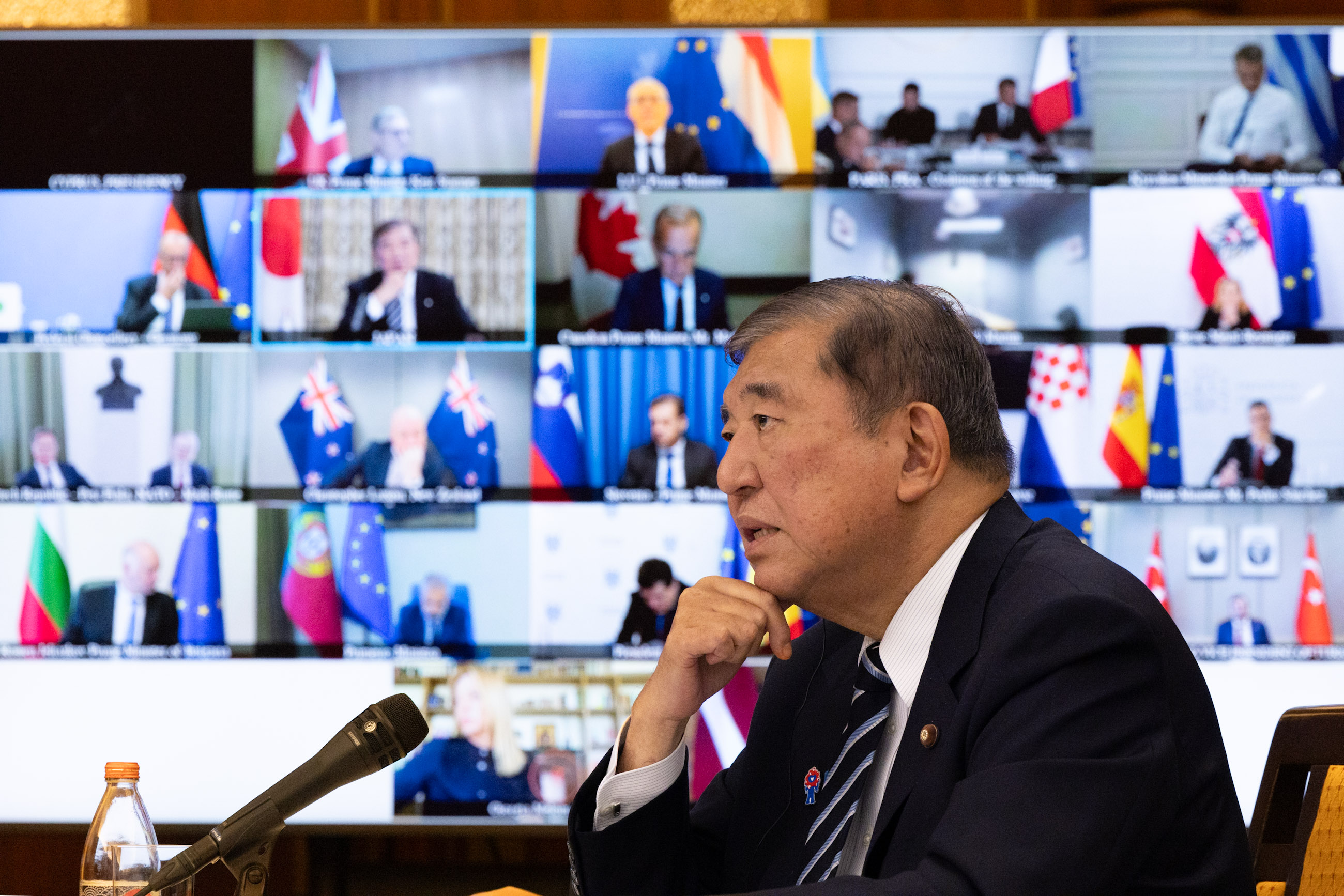 Prime Minister Ishiba attending the meeting (3)