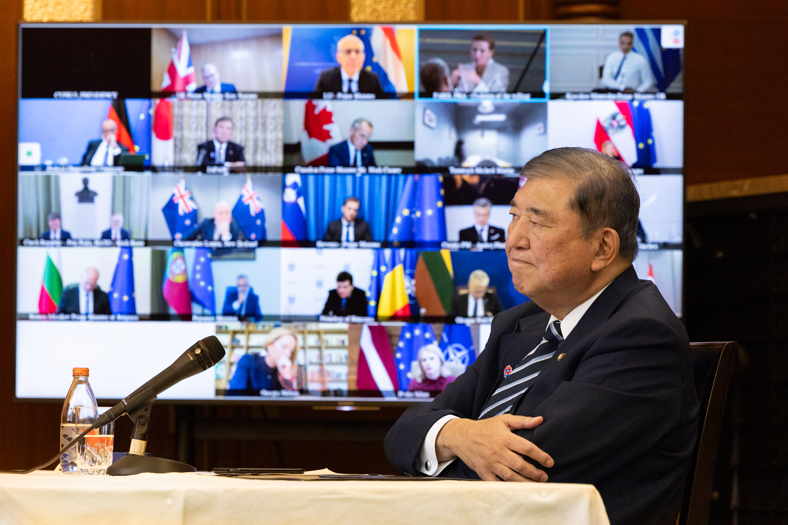 Prime Minister Ishiba attending the meeting (4)