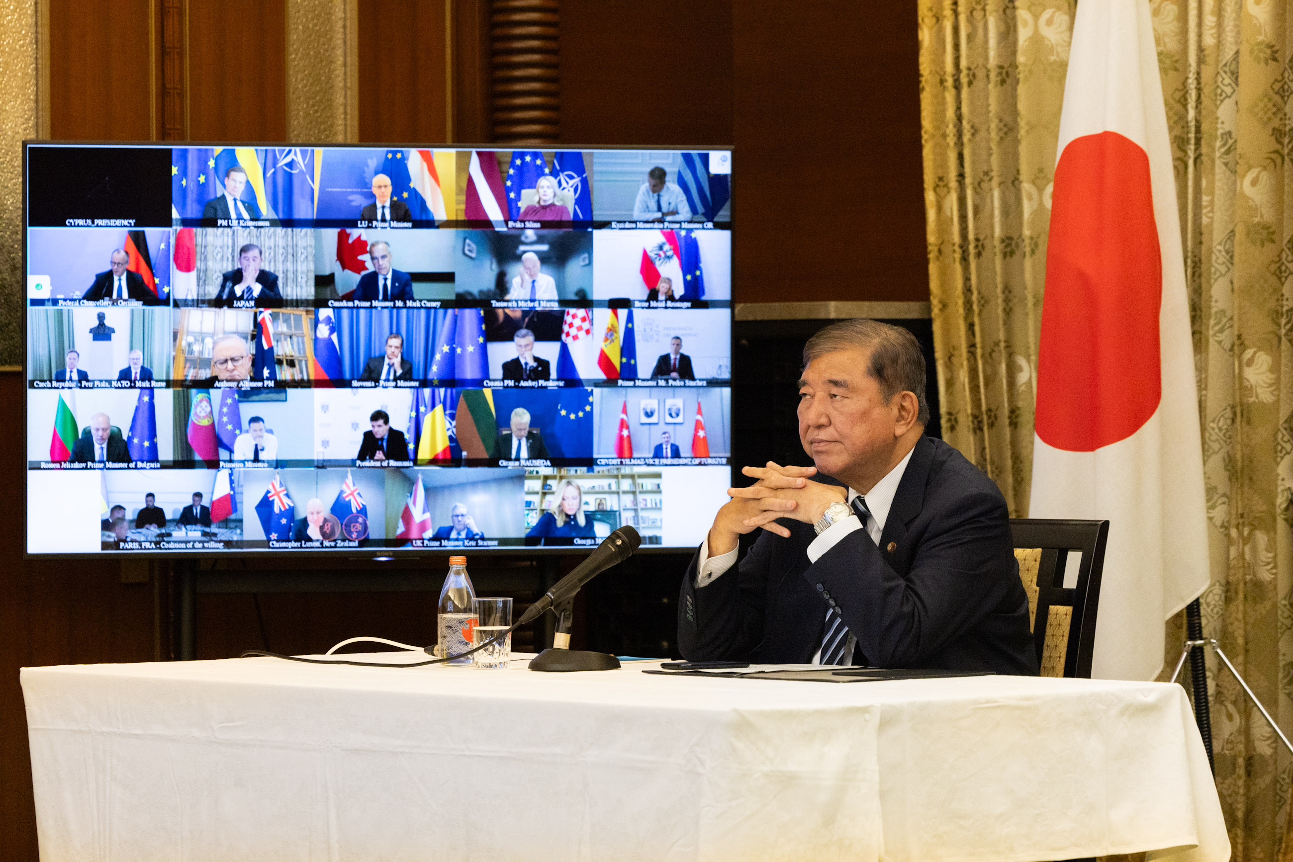 Prime Minister Ishiba attending the meeting (5)