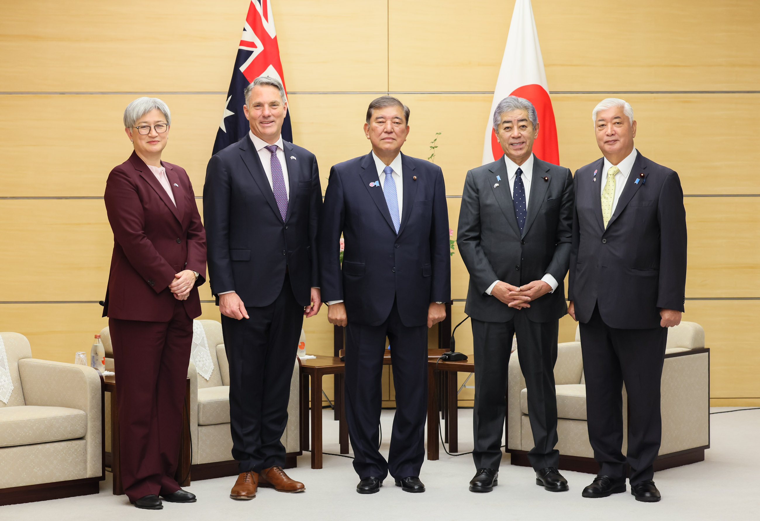 Courtesy Call from Deputy Prime Minister and Minister for Defence Marles, and Minister for Foreign Affairs Wong of Australia