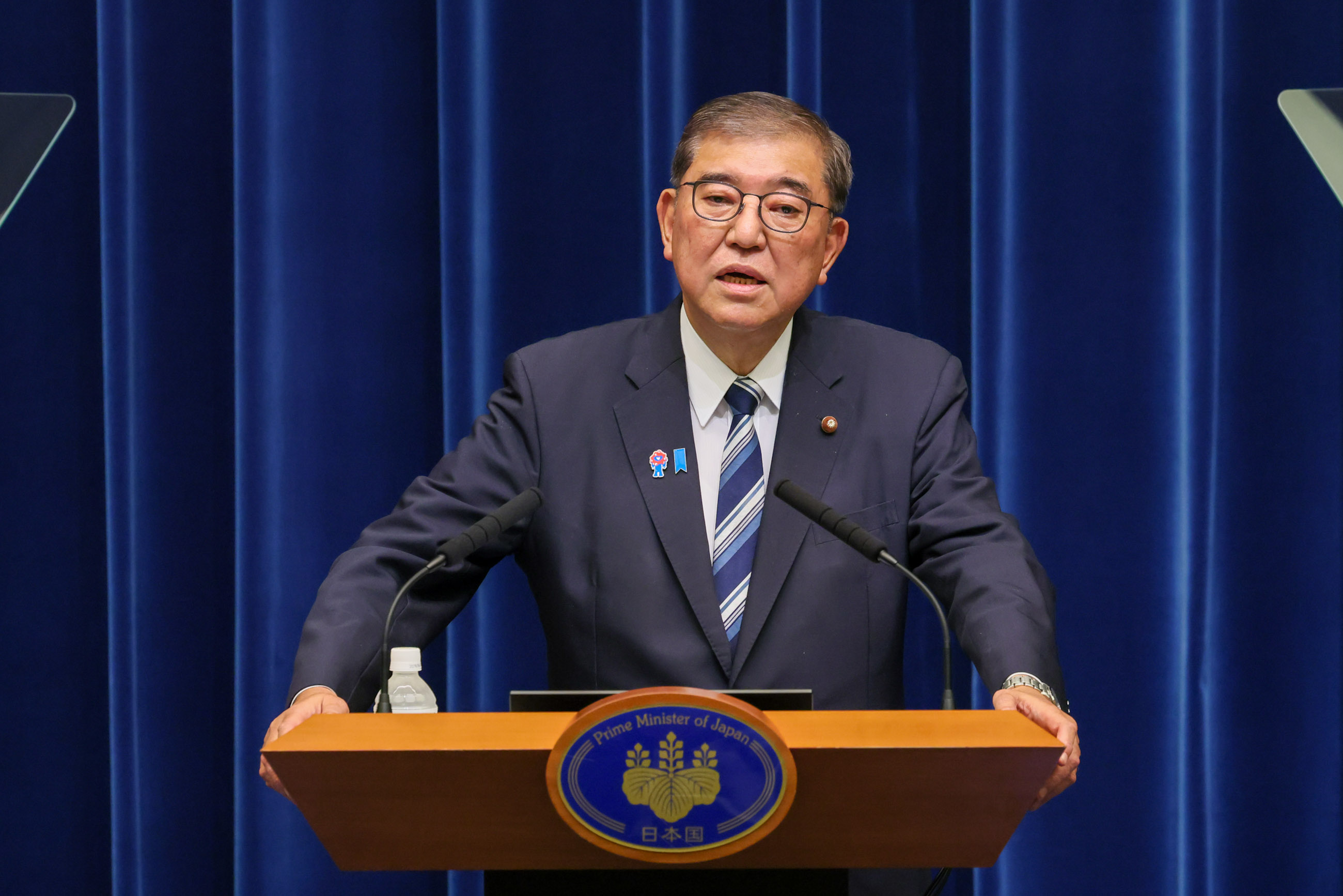 Prime Minister Ishiba making an opening statement (1)