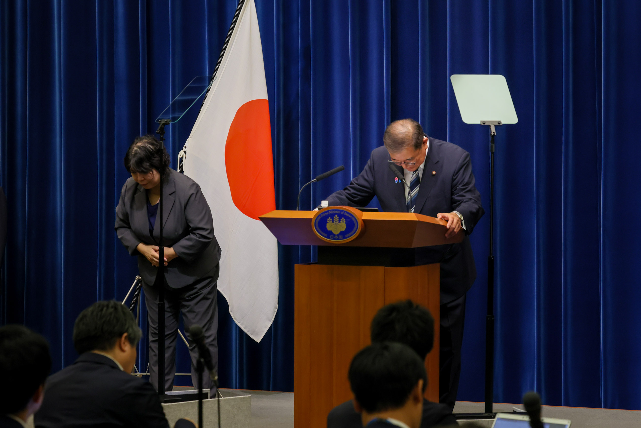 Prime Minister Ishiba during the press conference (3)