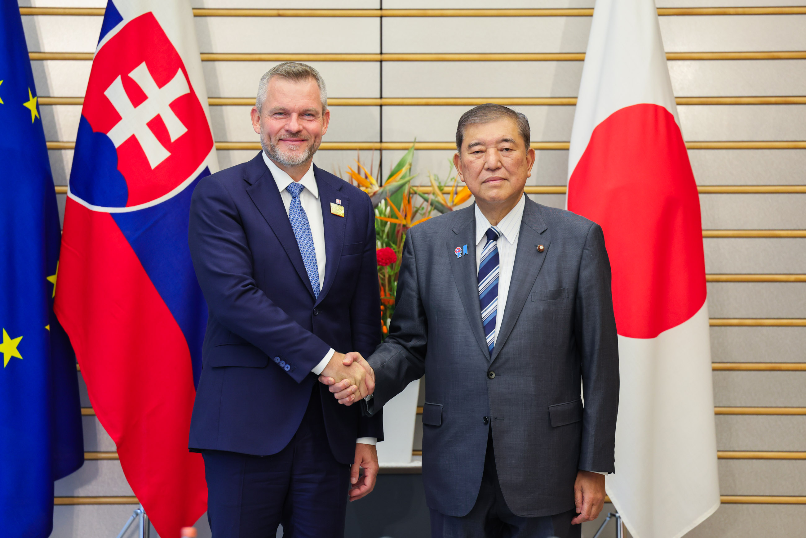 Meeting with President Pellegrini of the Slovak Republic