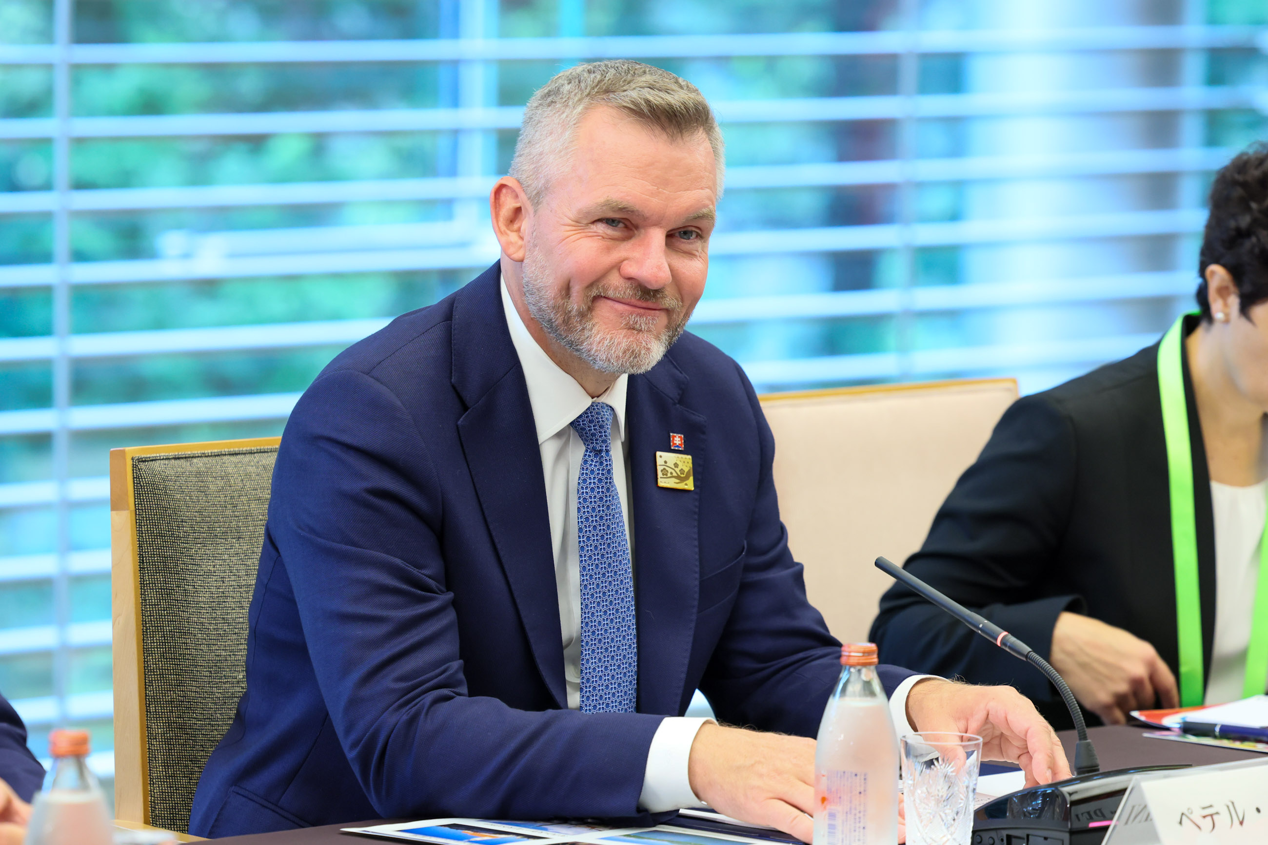 Prime Minister Ishiba holding a meeting with President Pellegrini (6)