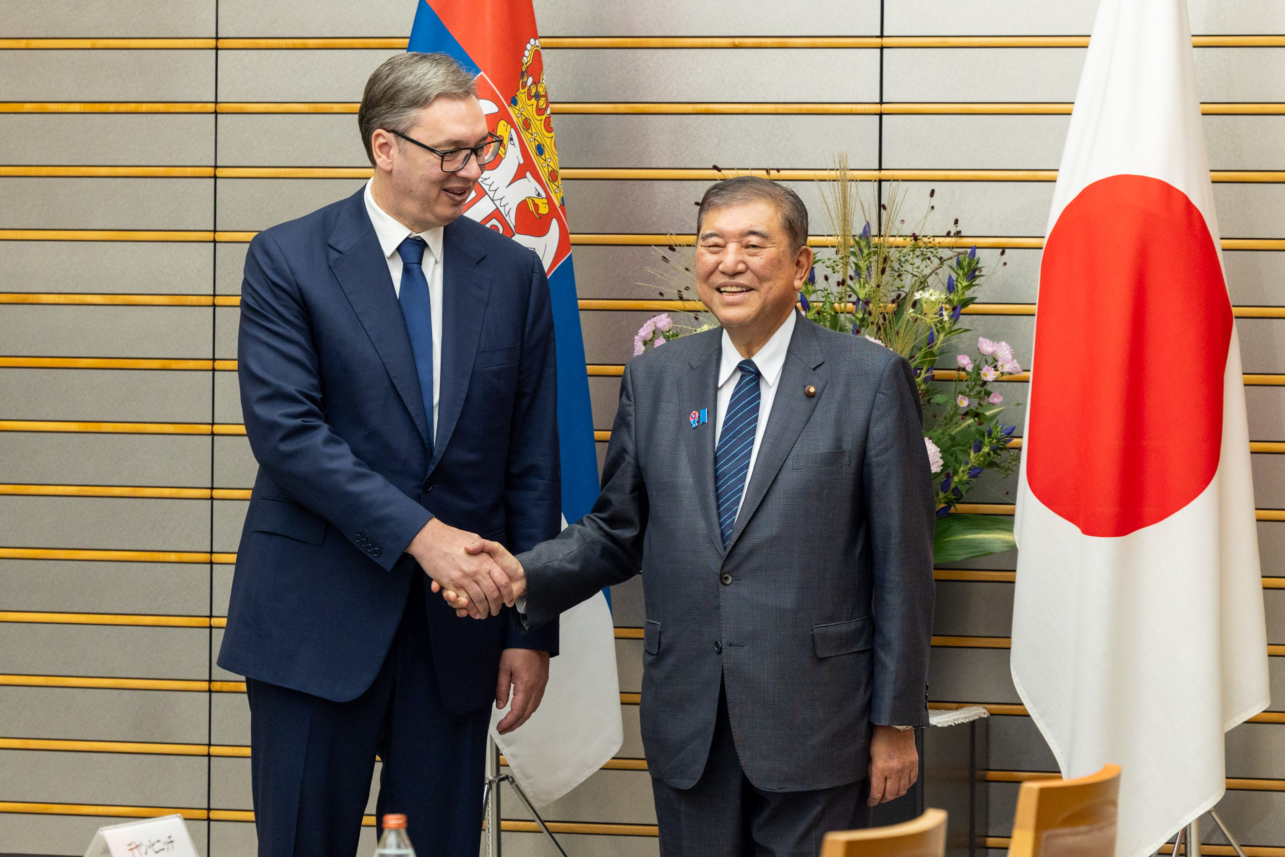 Prime Minister Ishiba holding a meeting with President Vučić (2)