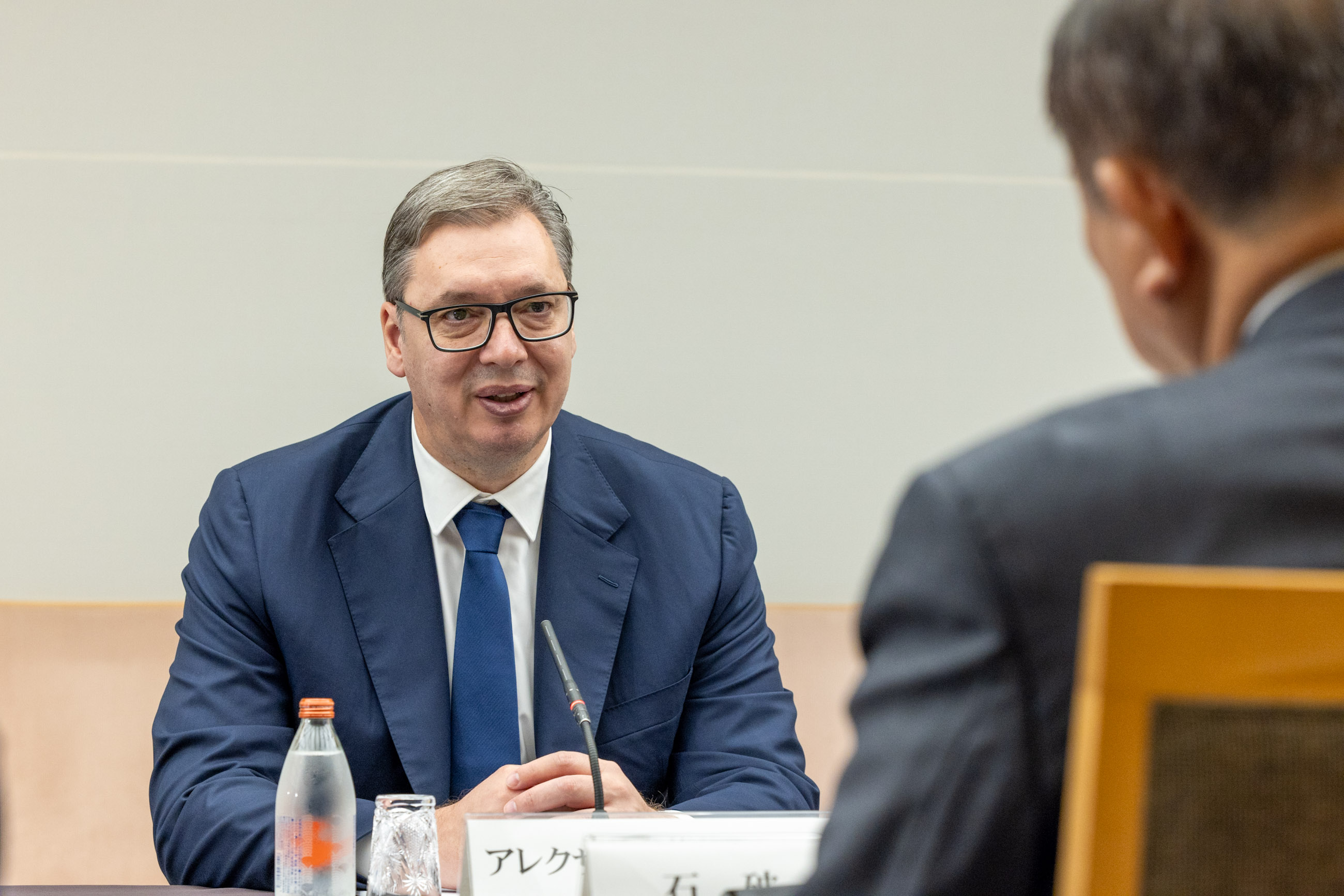 President Vučić during the meeting (1)