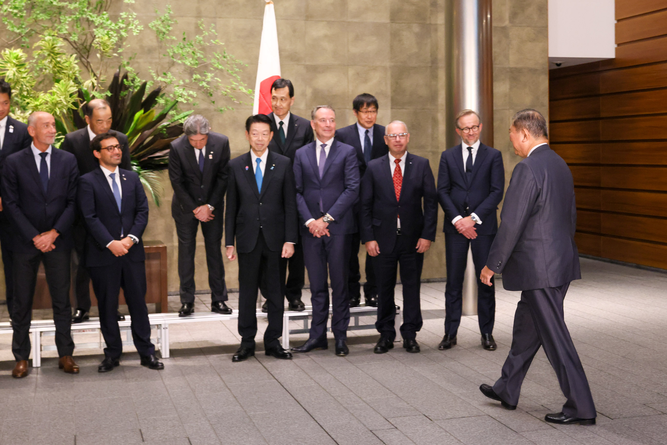 Prime Minister Ishiba receiving a courtesy call (2)