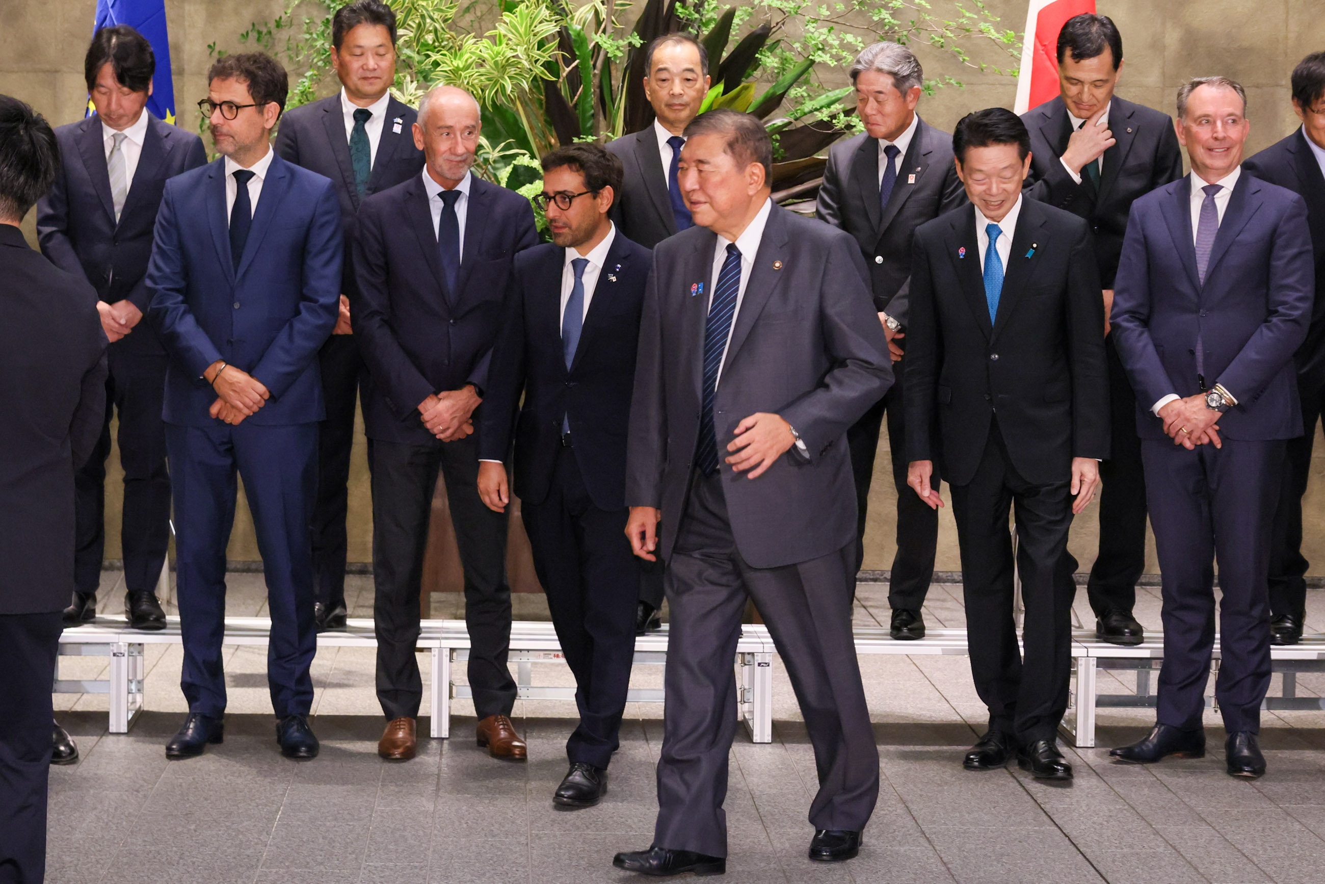 Prime Minister Ishiba receiving a courtesy call (3)