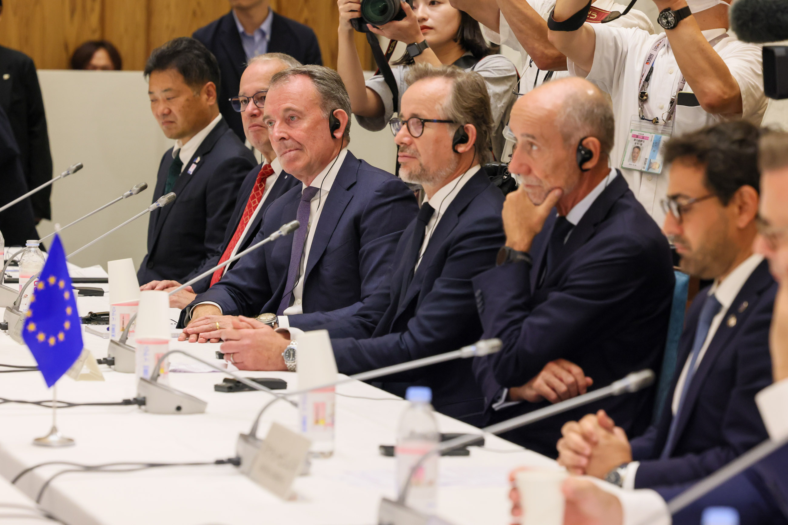 Scenes from the courtesy call