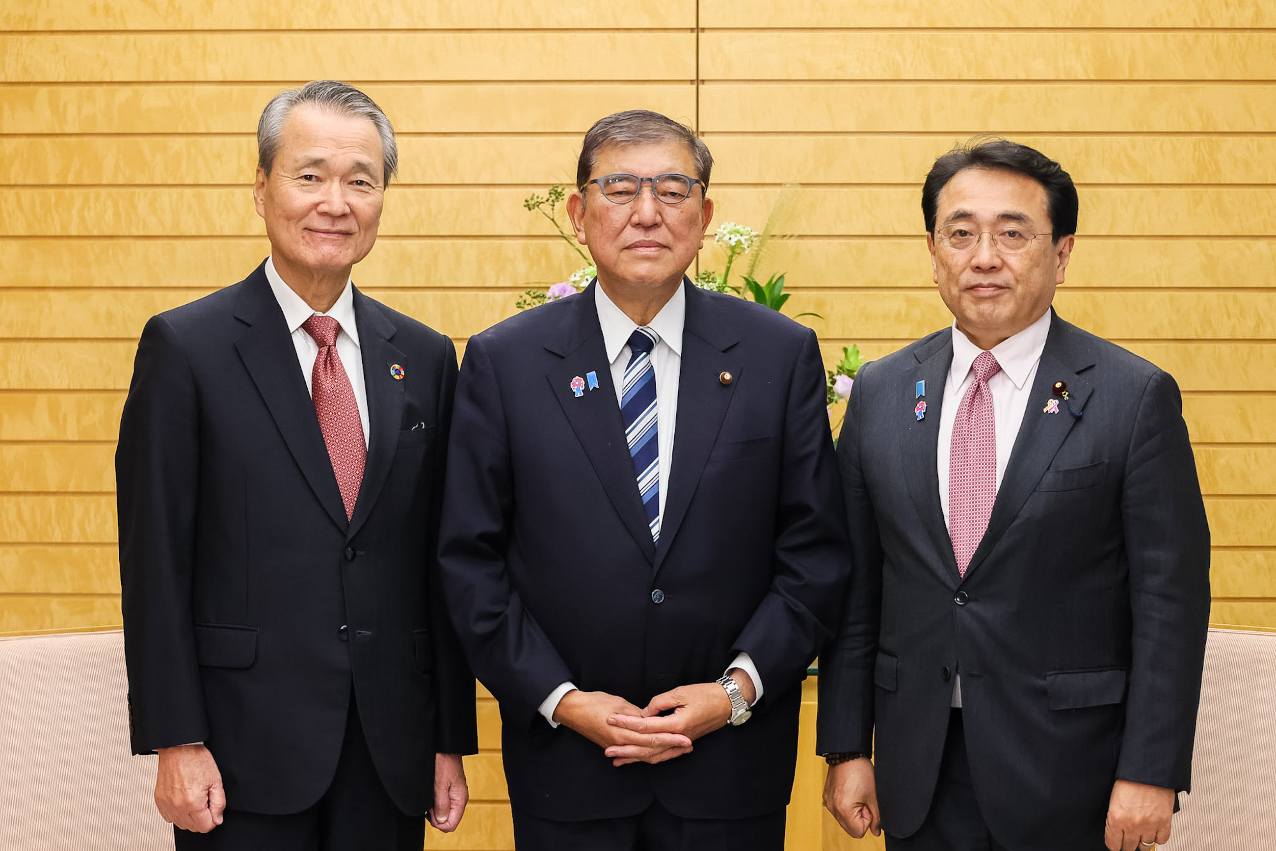 Courtesy Call from KEIDANREN Chairman Tsutsui