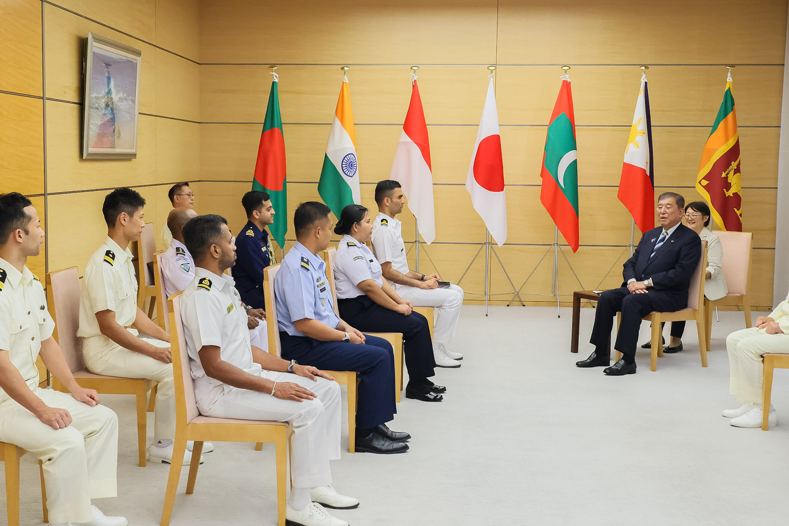Courtesy Call from the Students of the Tenth Maritime Safety and Security Policy Program