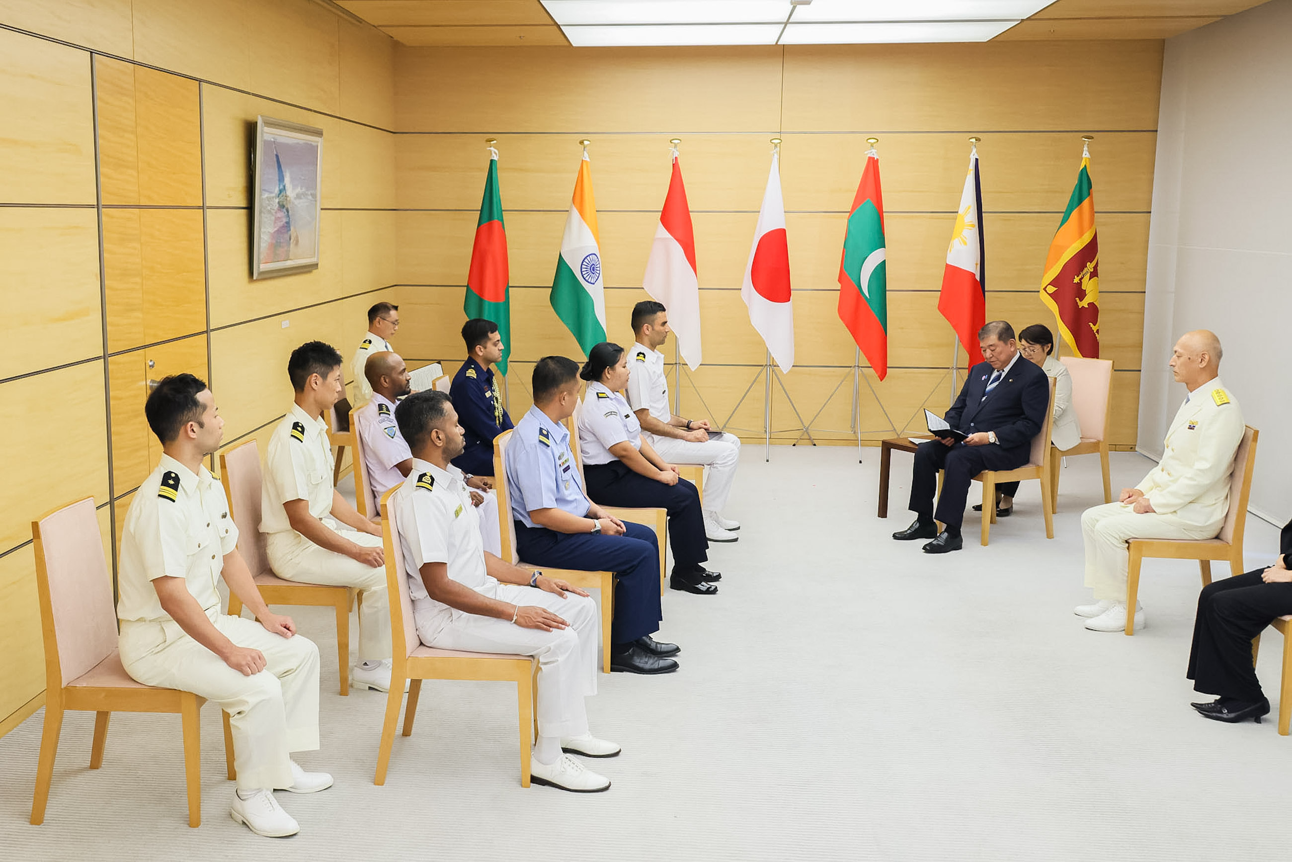 Prime Minister Ishiba receiving a courtesy call (2)