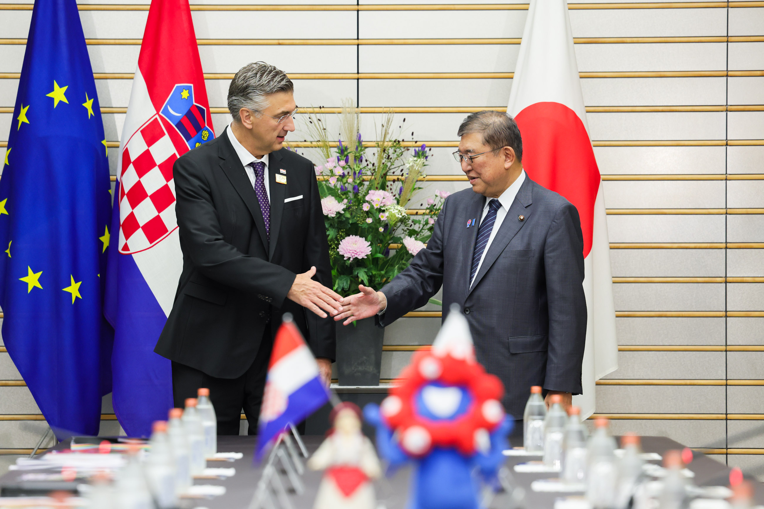 Japan-Croatia Summit Meeting (2)