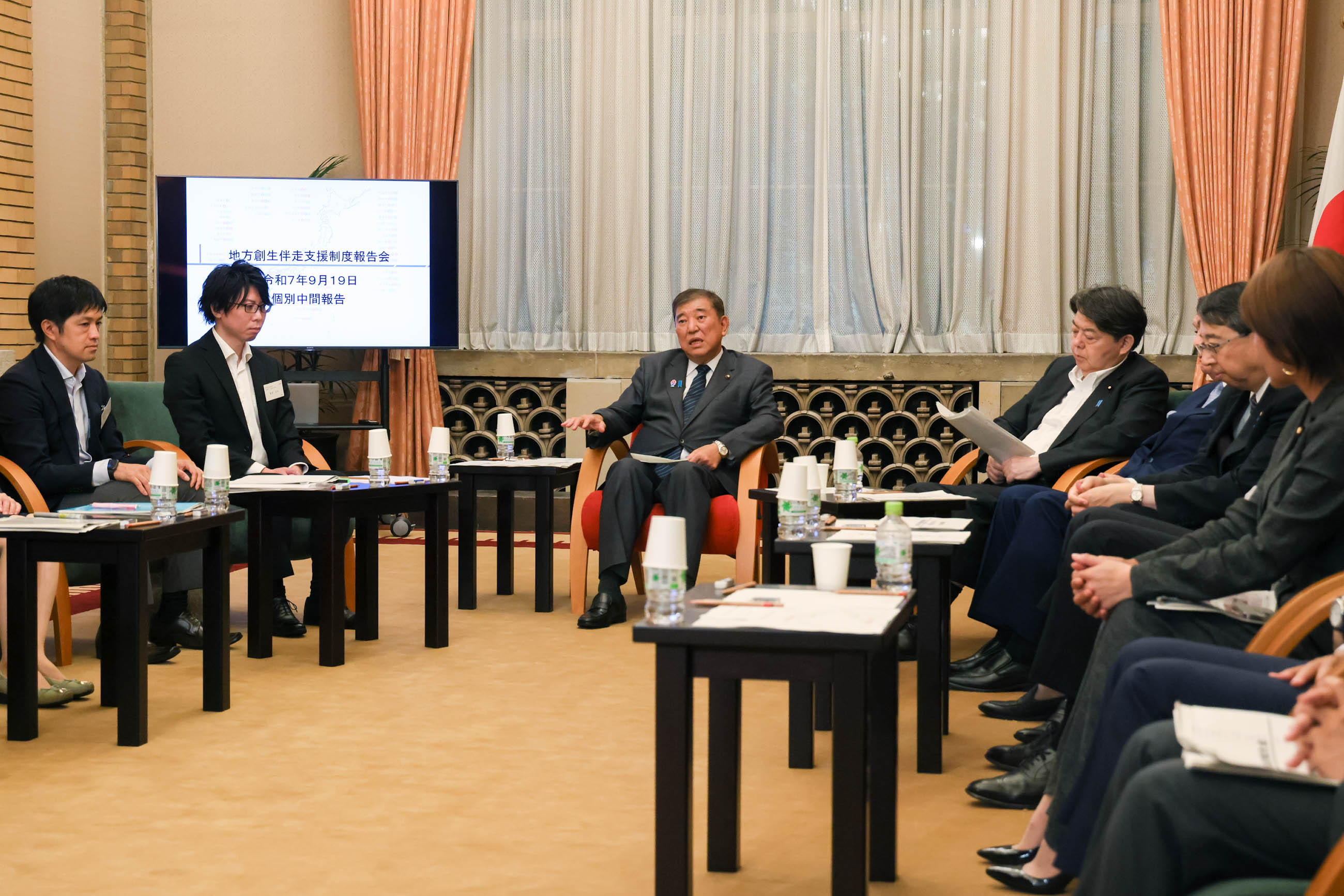 Prime Minister Ishiba delivering remarks (2)