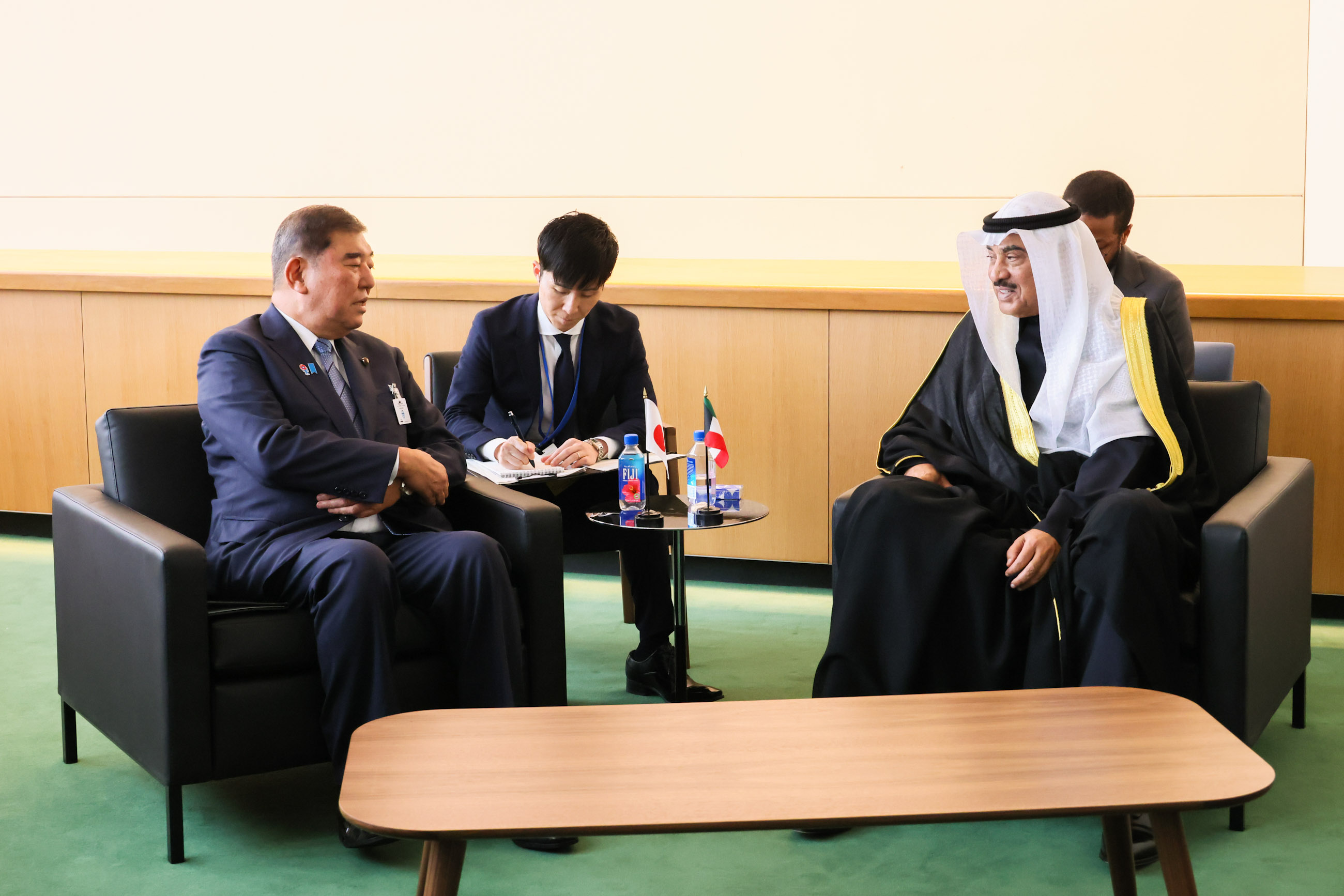 Prime Minister Ishiba meeting with H.H. Sheikh Sabah Khalid Al-Hamad Al-Sabah, Crown Prince of the State of Kuwait (2)
