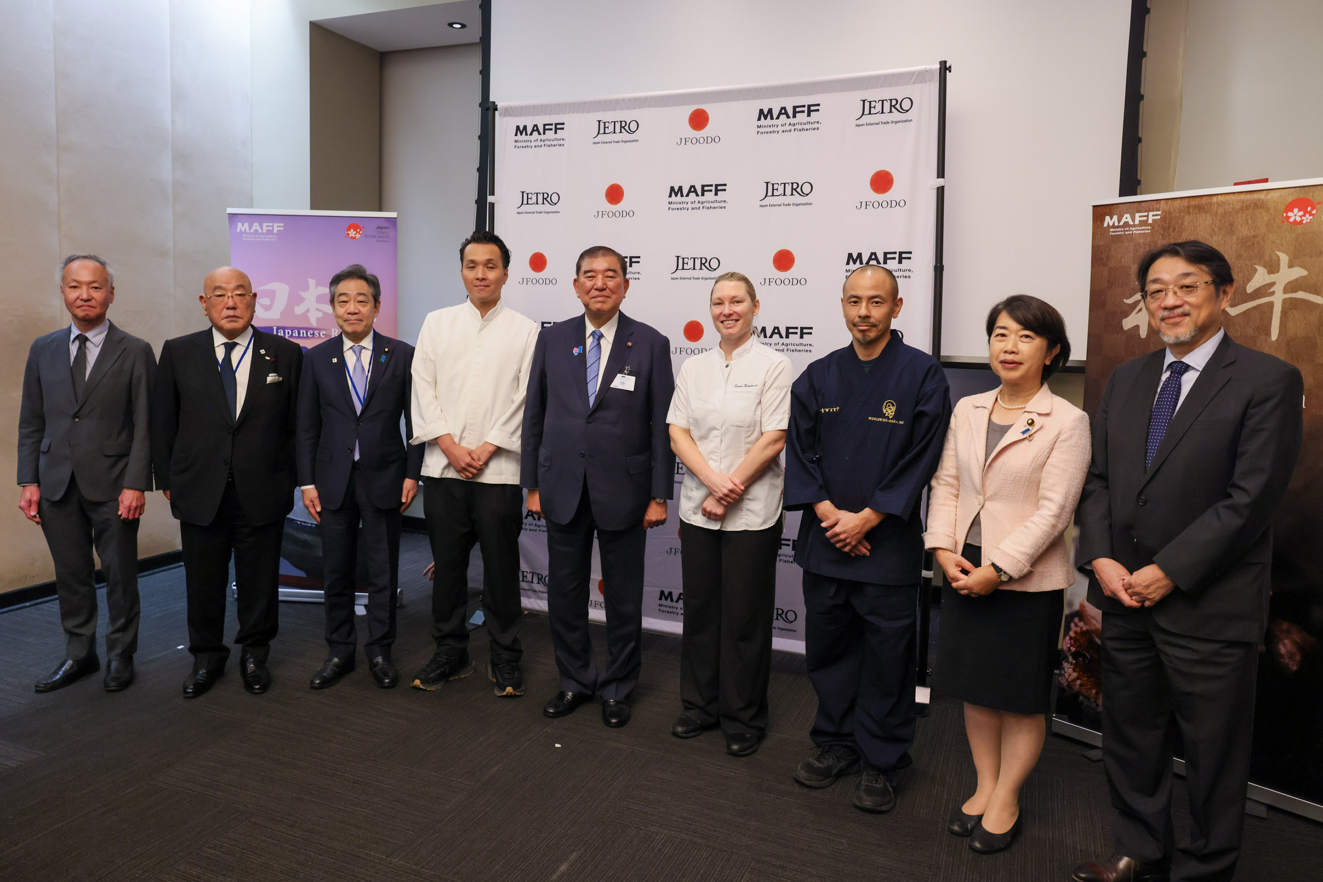 Prime Minister Ishiba attending the Japanese food promotion event (2)