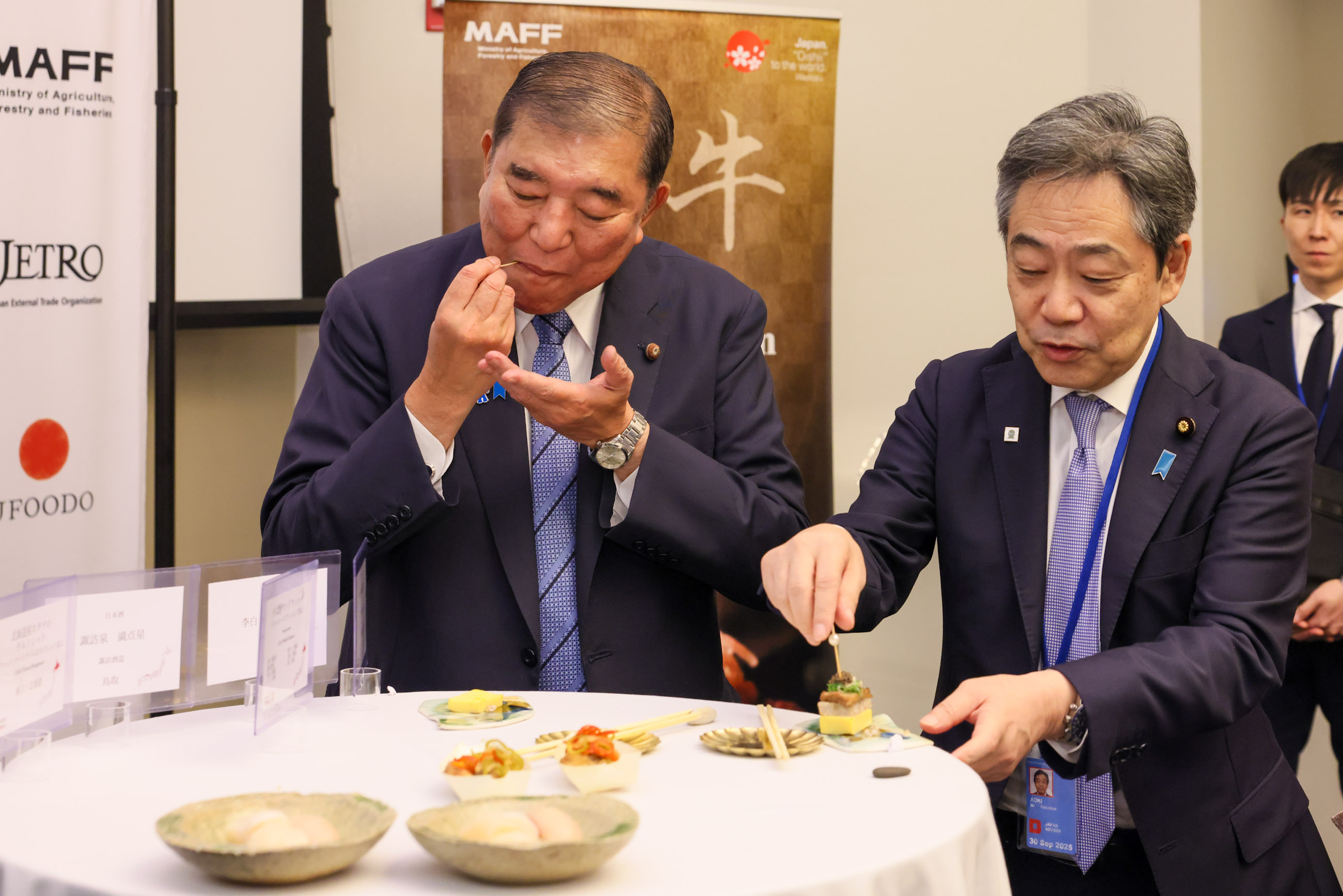 Prime Minister Ishiba attending the Japanese food promotion event (4)