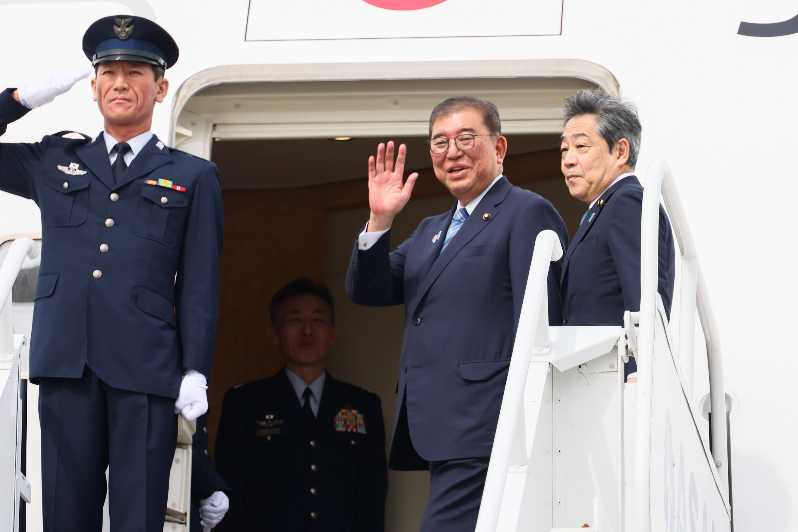 Prime Minister Ishiba departing the United States (1)