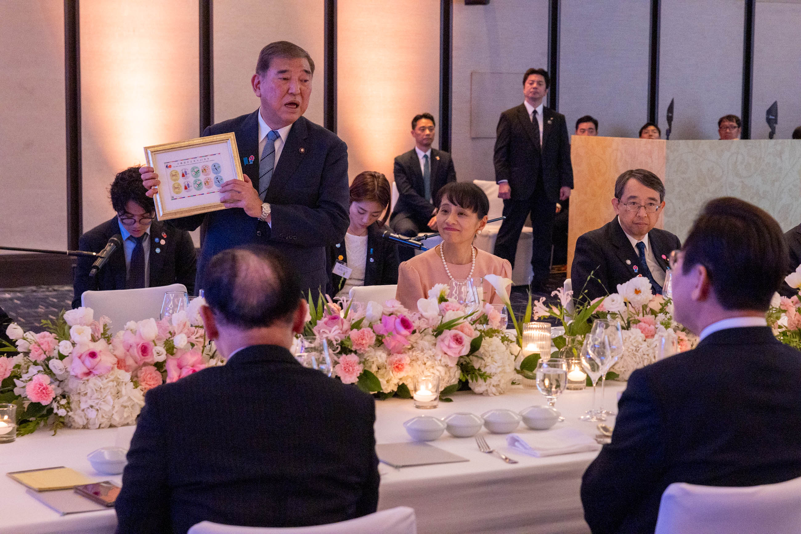 Prime Minister Ishiba attending the dinner hosted by President Lee (3)