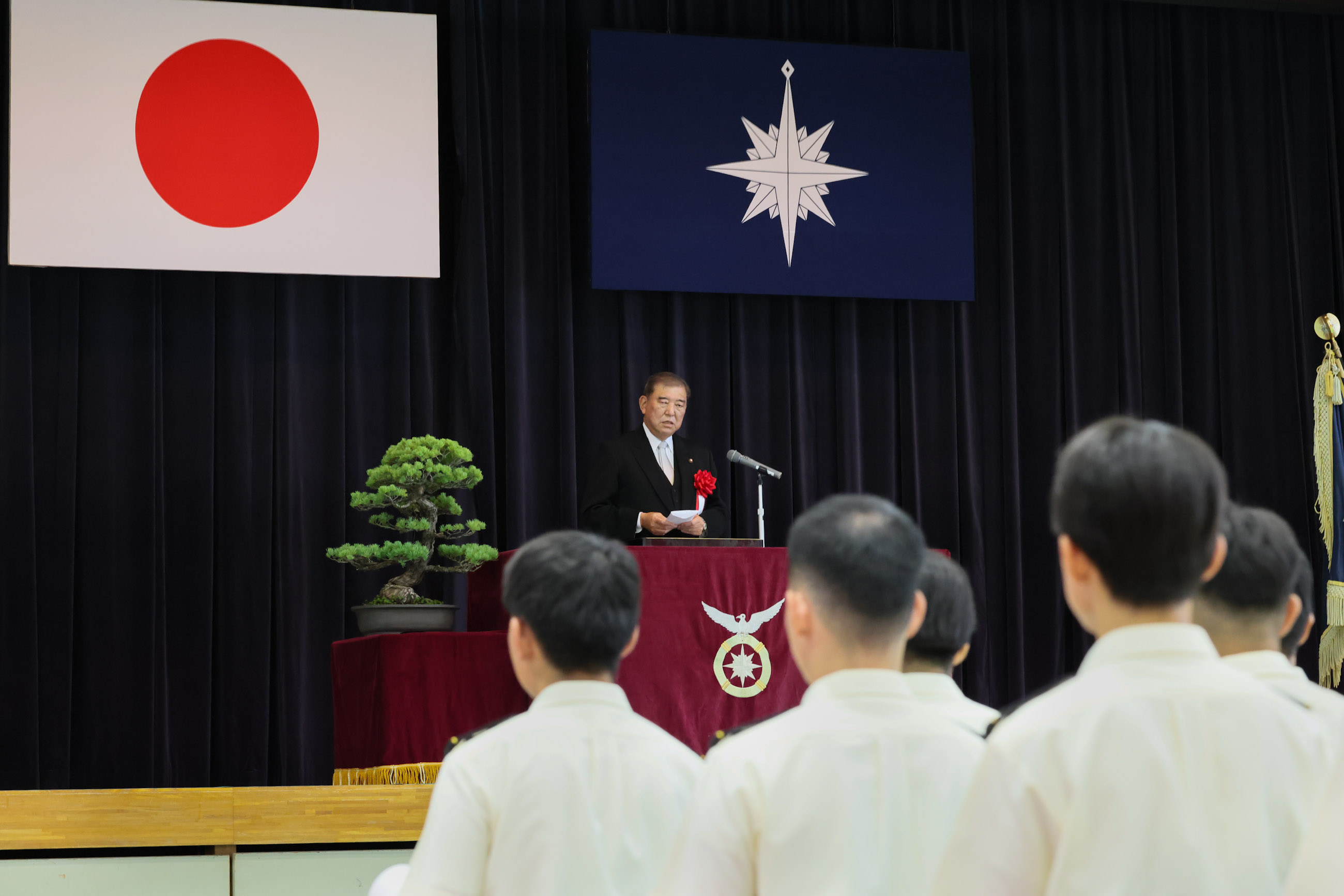 Prime Minister Ishiba delivering a congratulatory address (1)