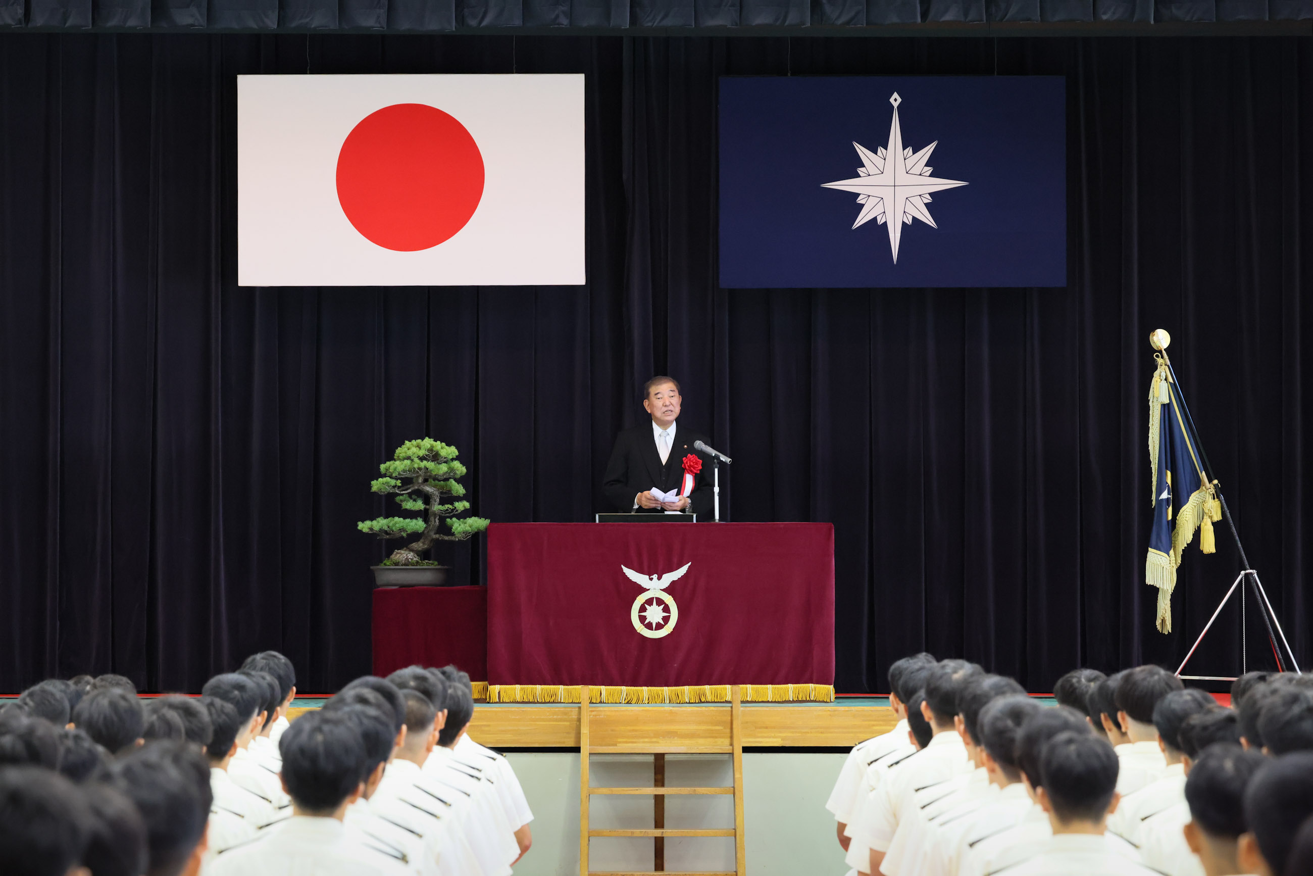 Prime Minister Ishiba delivering a congratulatory address (2)