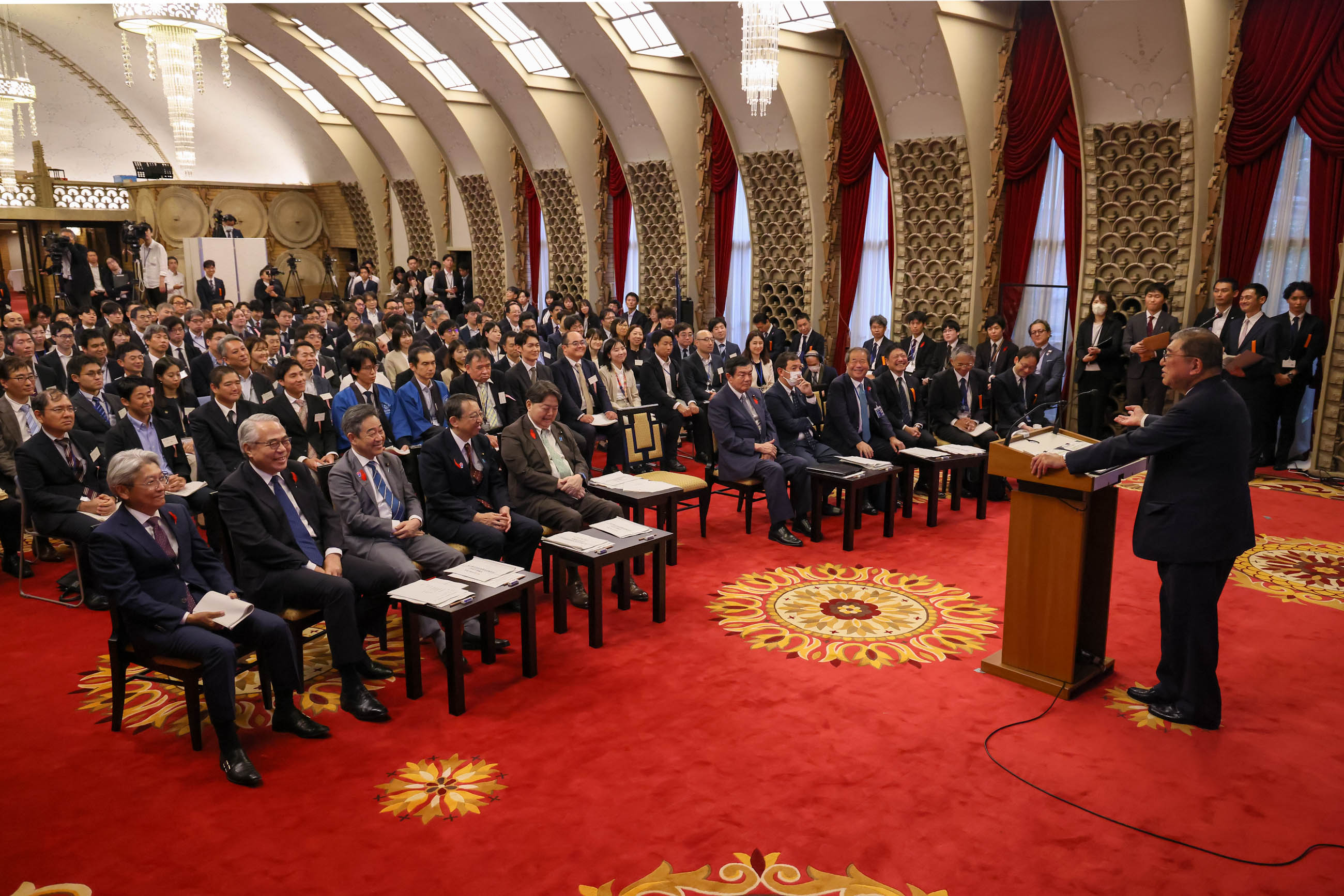 Prime Minister Ishiba making remarks (3)