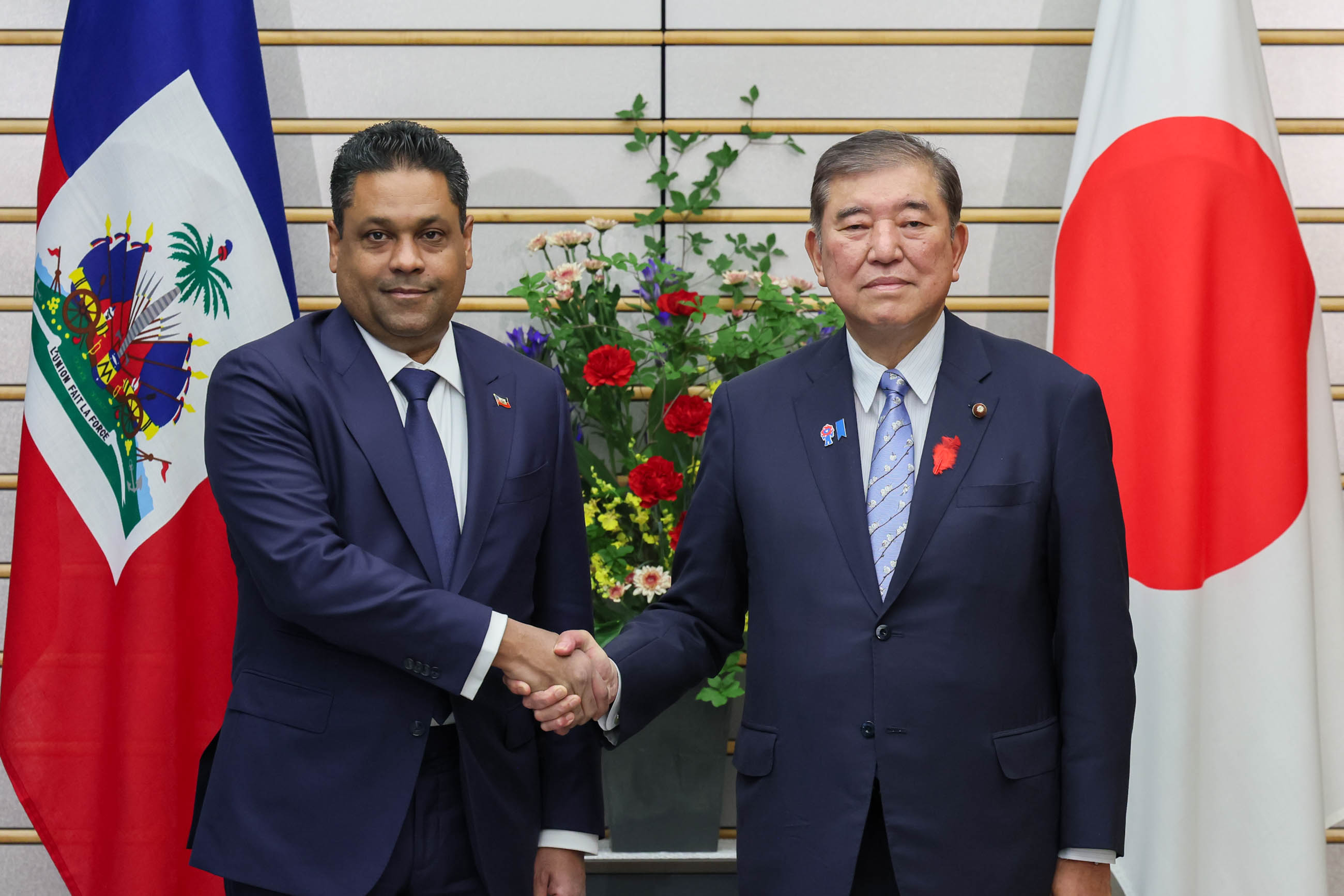 Japan-Haiti Summit Meeting (1)