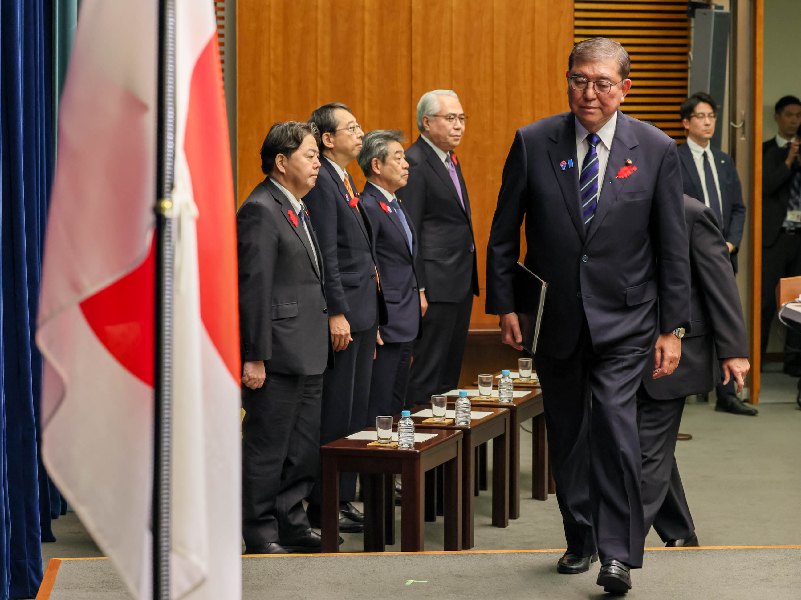 Prime Minister Ishiba during the press conference