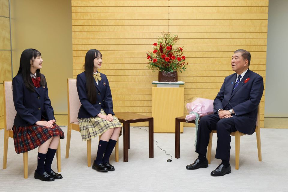 Prime Minister Ishiba receiving a courtesy call (2)