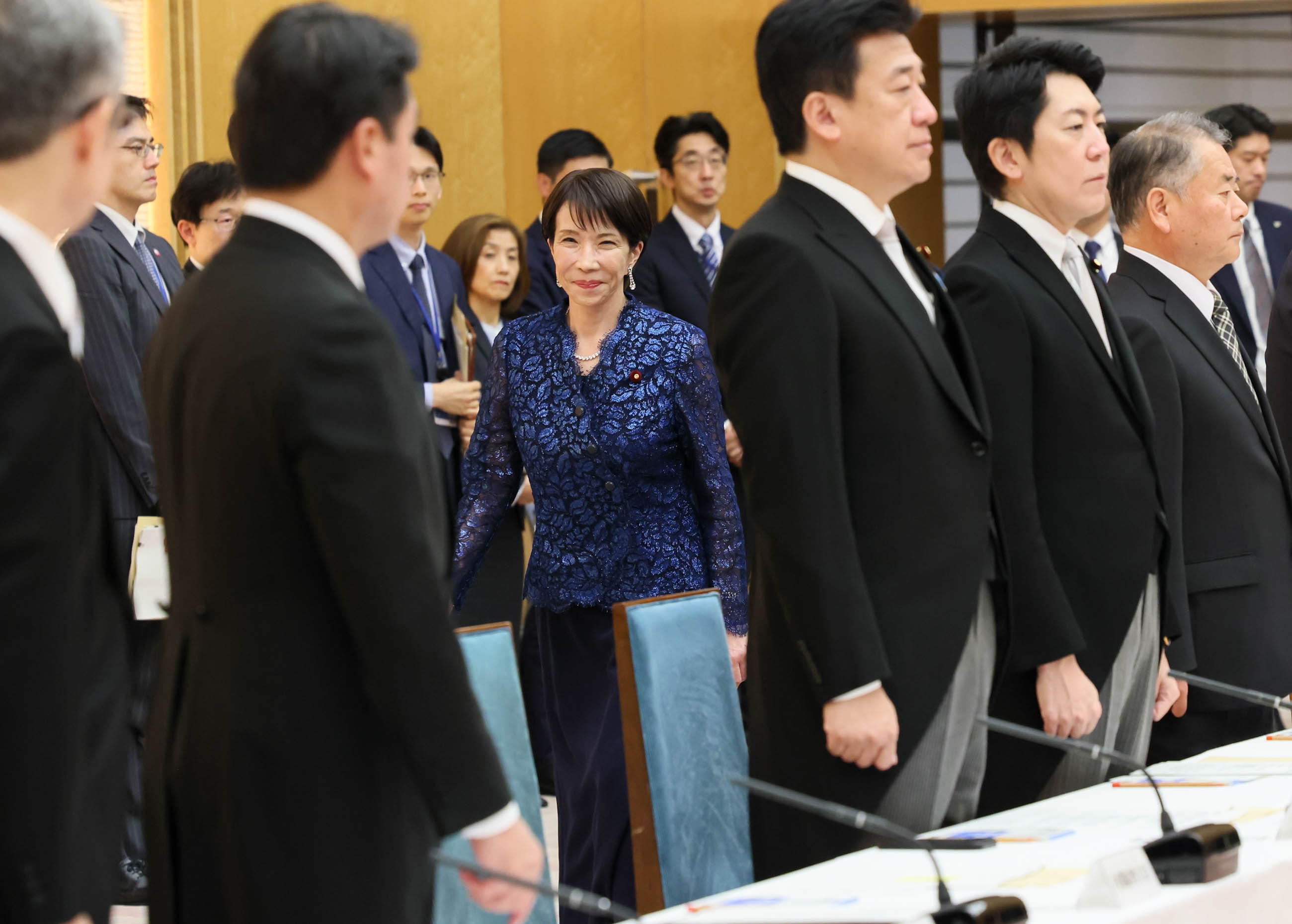 Prime Minister Takaichi attending the first Meeting of State Ministers (1)