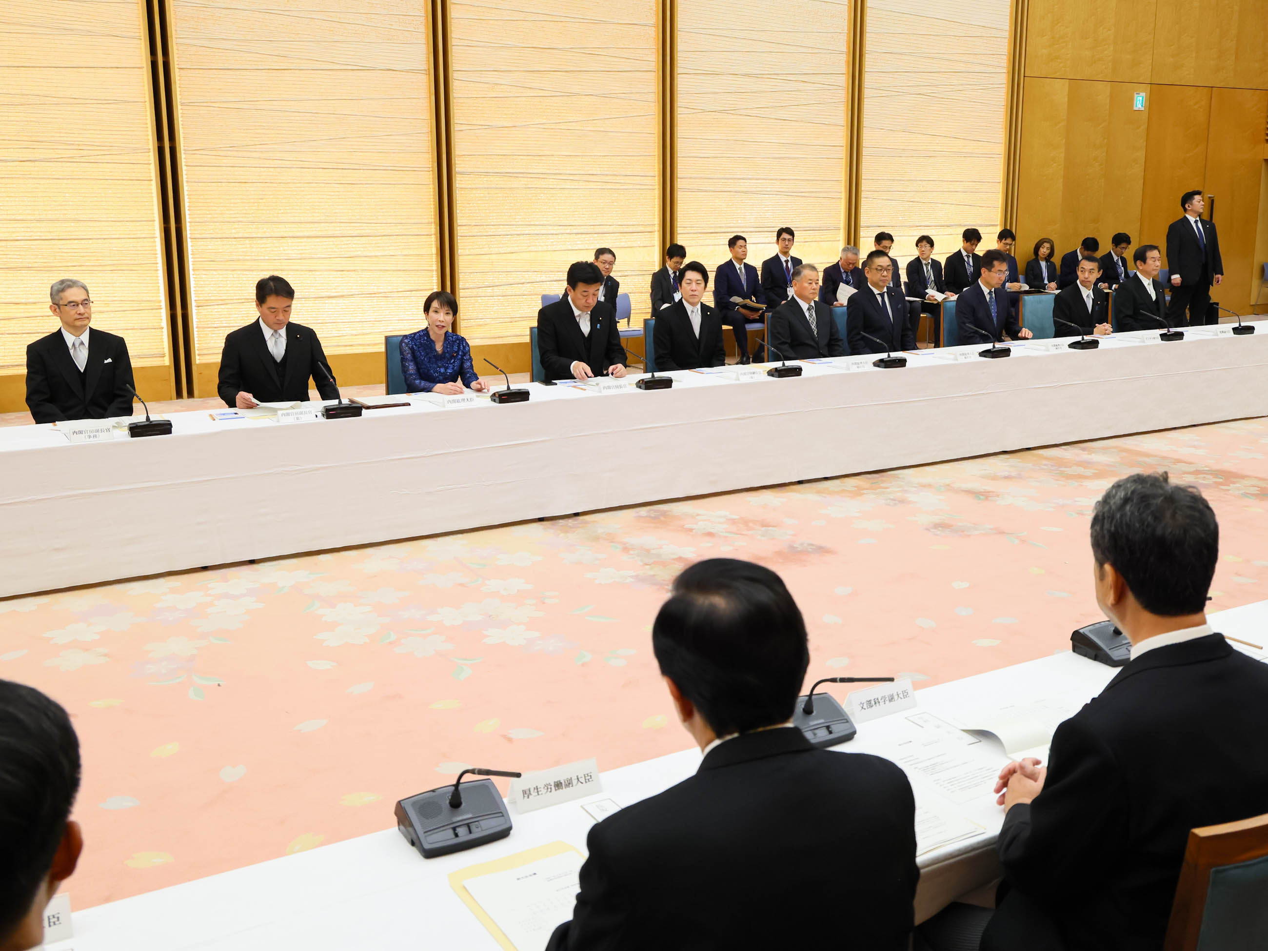 Prime Minister Takaichi delivering an address (1)