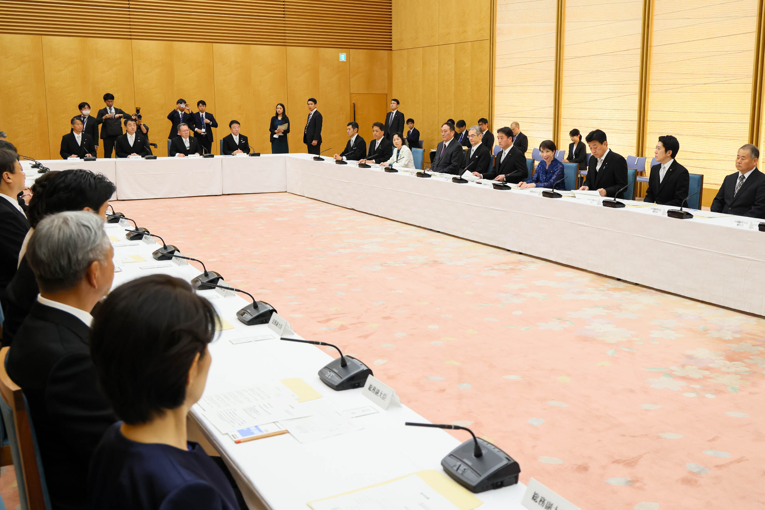 Prime Minister Takaichi delivering an address (2)