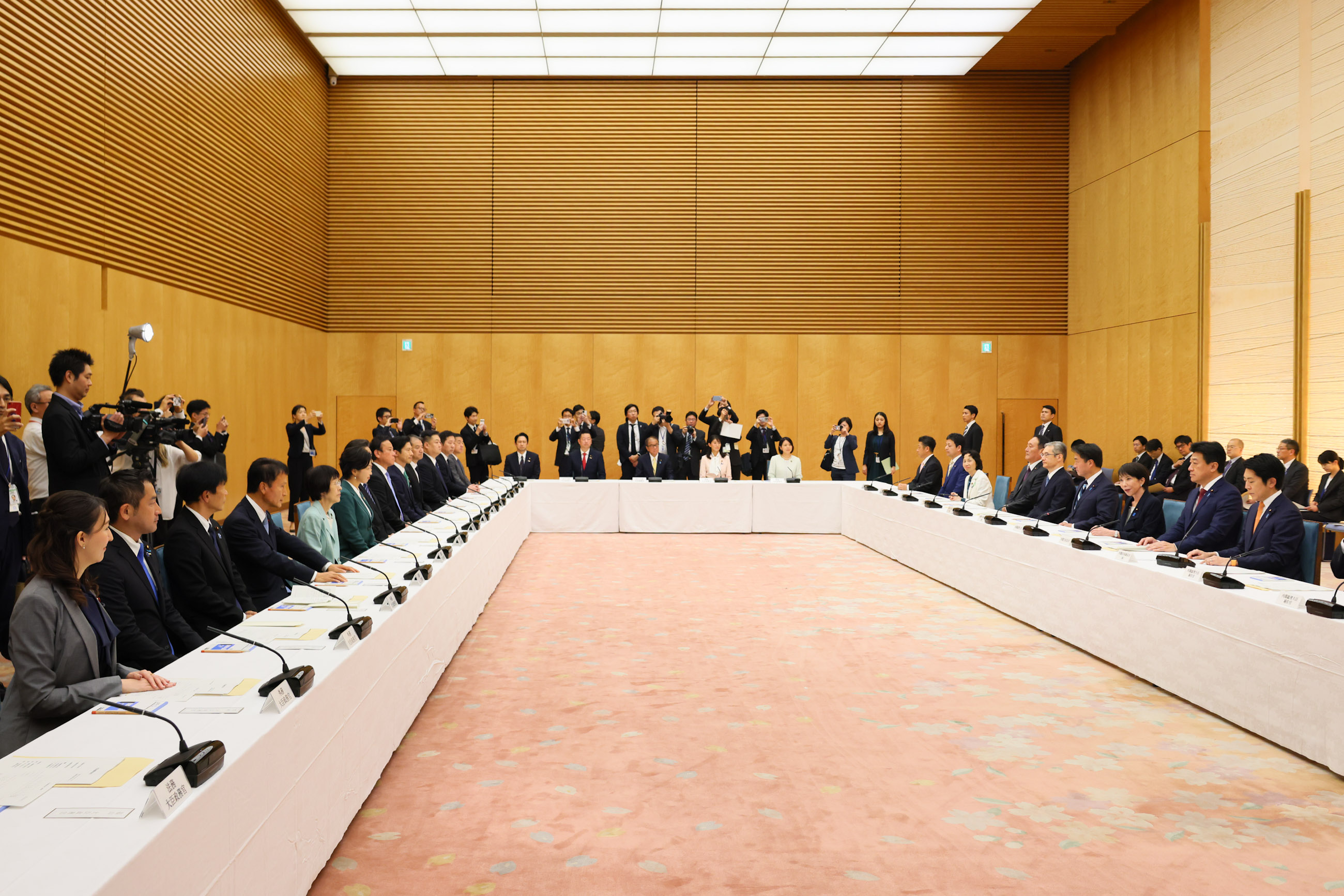 Prime Minister Takaichi delivering an address (1)