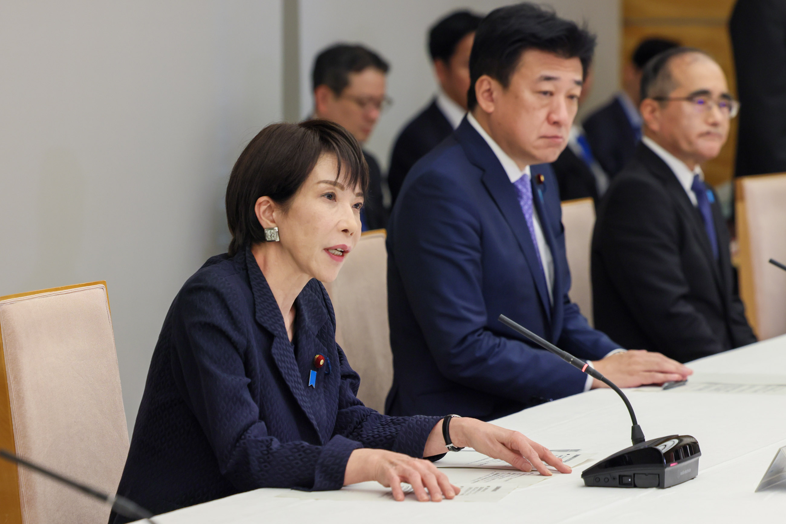 Prime Minister Takaichi holding a meeting with families of abductees and others (6)