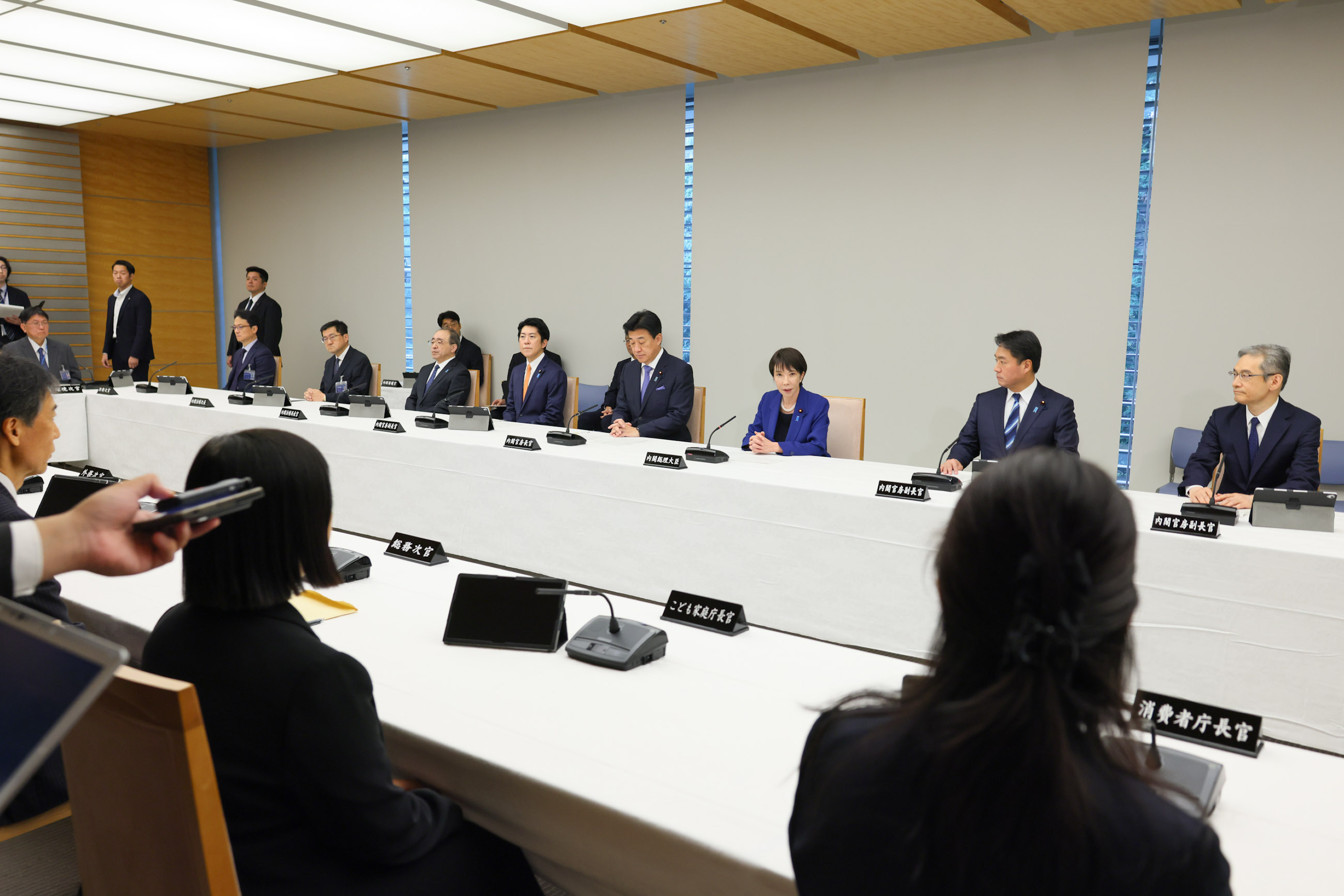 Prime Minister Takaichi delivering an address (7)