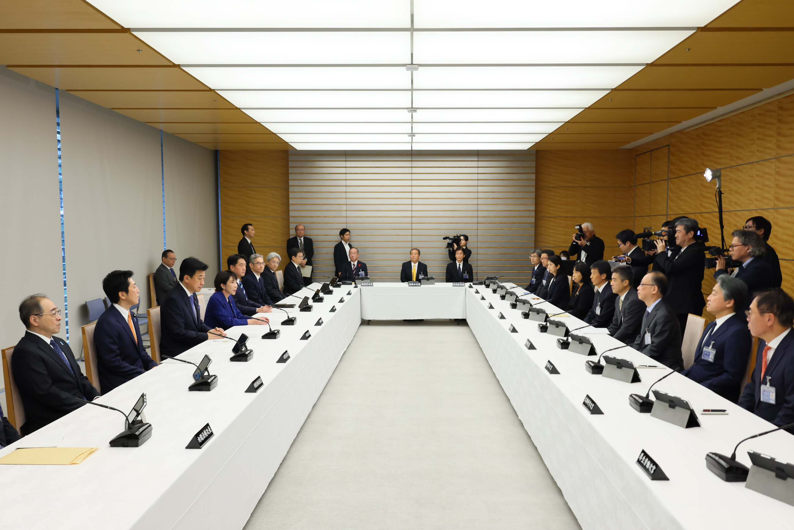 Prime Minister Takaichi delivering an address (9)