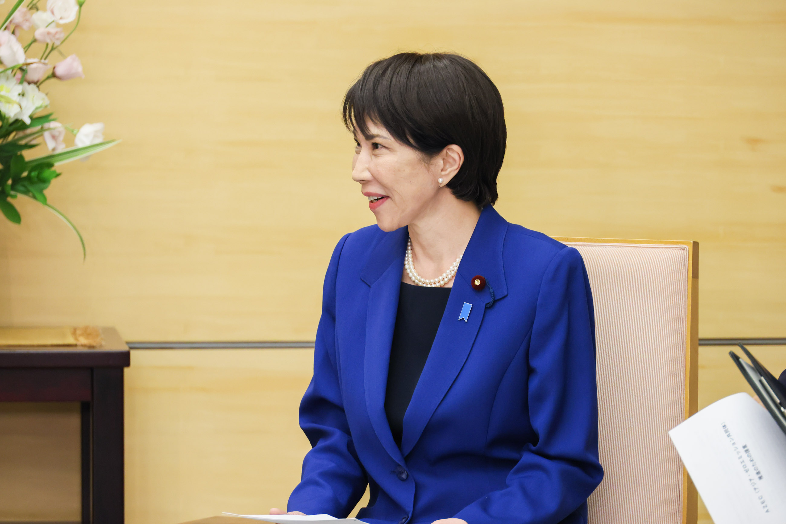 Prime Minister Takaichi receiving a courtesy call (5)